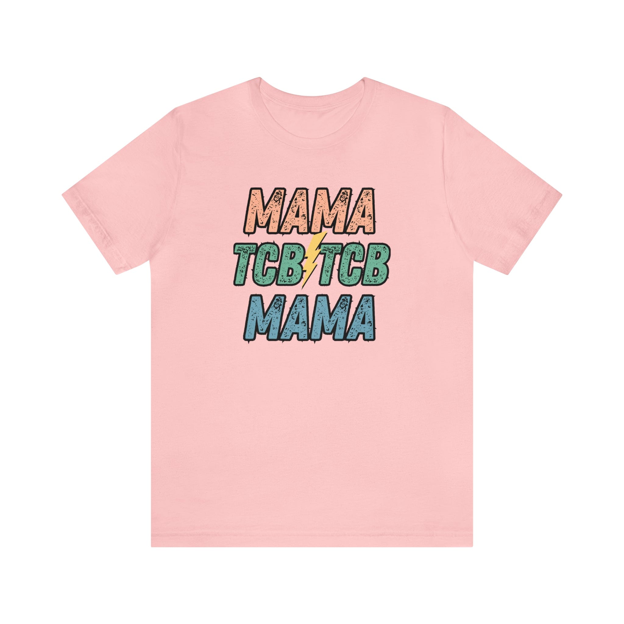 Printify T-Shirt TCB Mama Black - Jersey Short Sleeve Tee