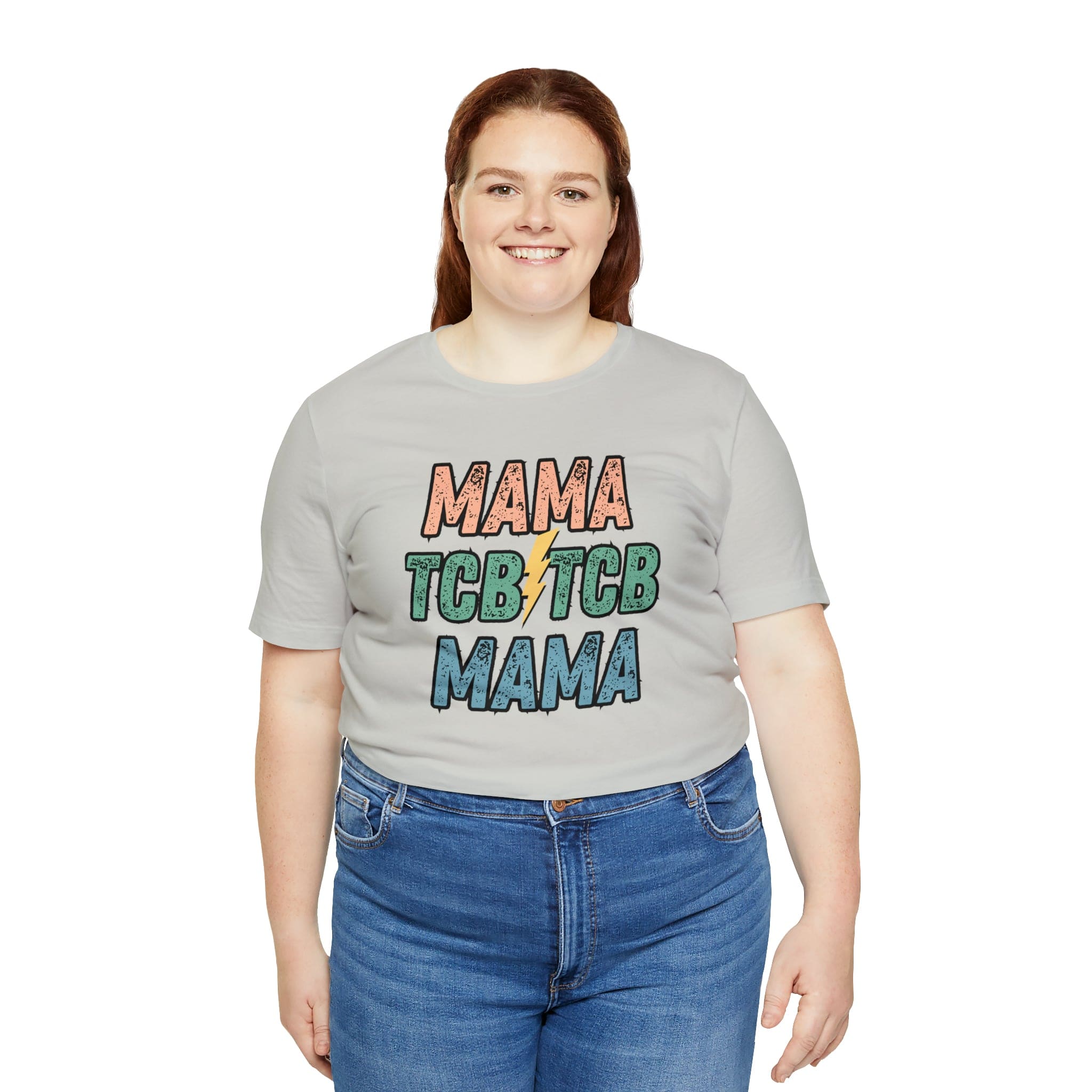 Printify T-Shirt TCB Mama Black - Jersey Short Sleeve Tee