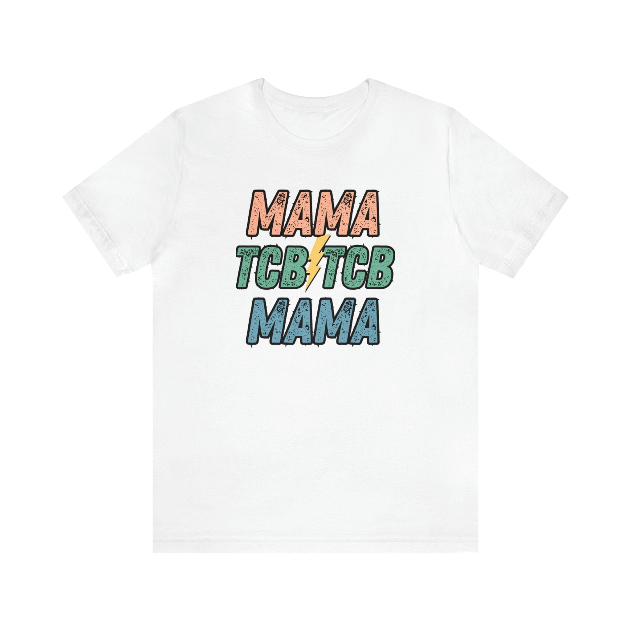 Printify T-Shirt TCB Mama Black - Jersey Short Sleeve Tee