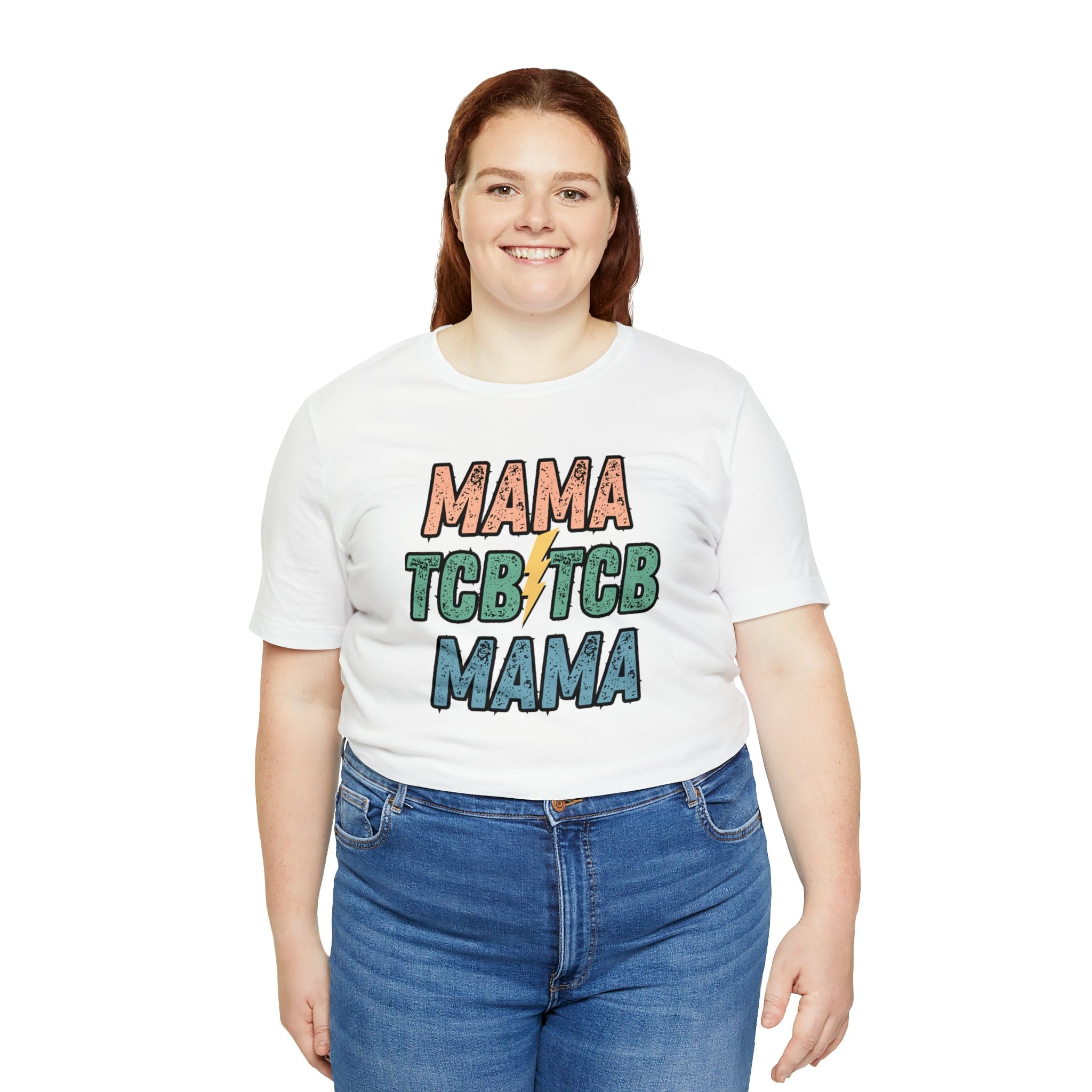 Printify T-Shirt TCB Mama Black - Jersey Short Sleeve Tee