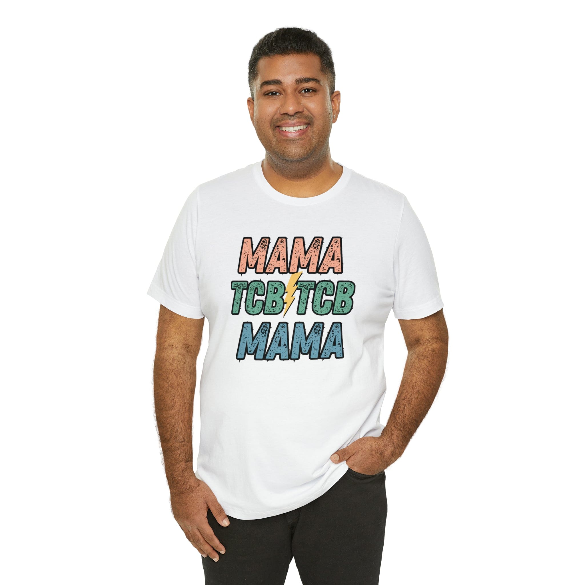 Printify T-Shirt TCB Mama Black - Jersey Short Sleeve Tee