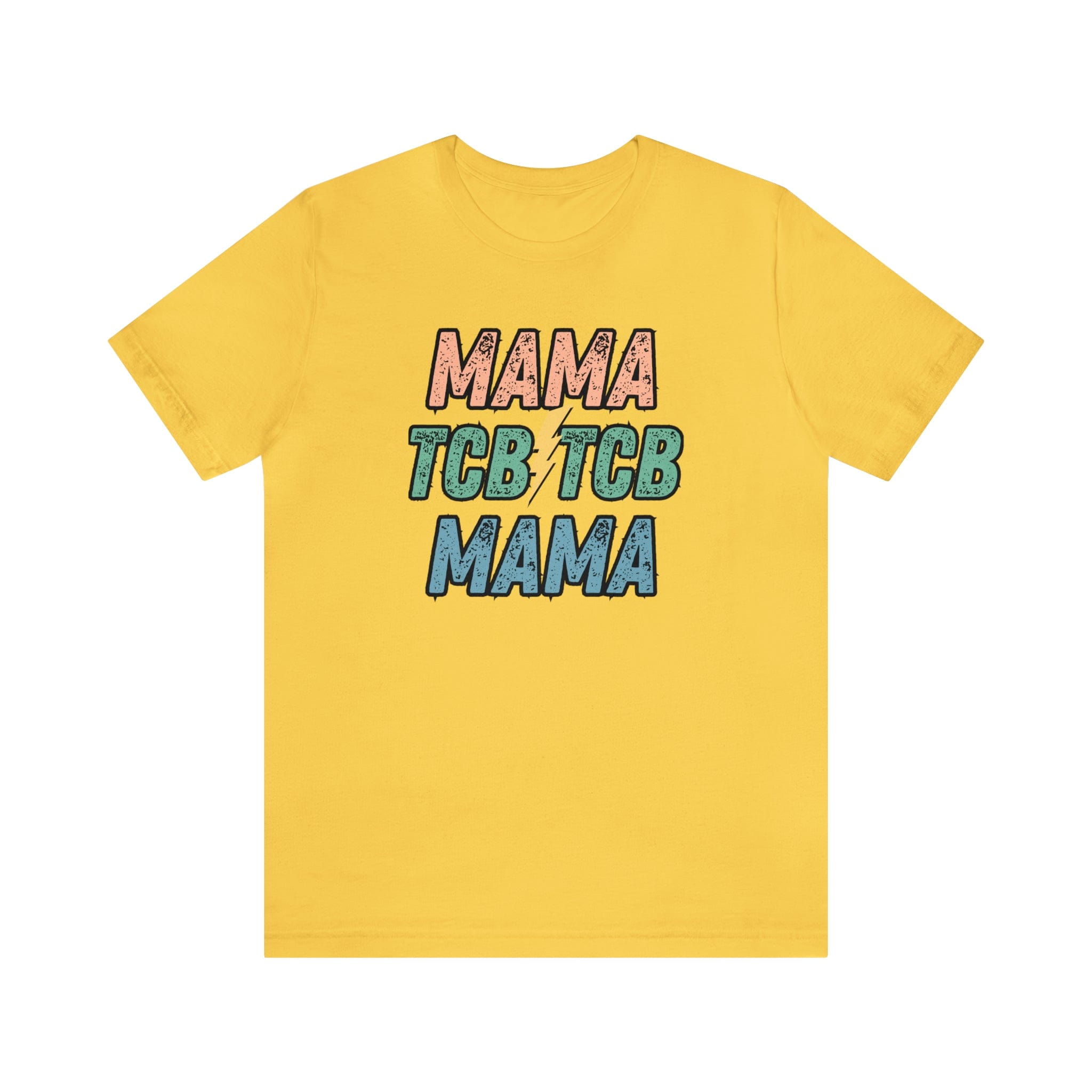 Printify T-Shirt TCB Mama Black - Jersey Short Sleeve Tee