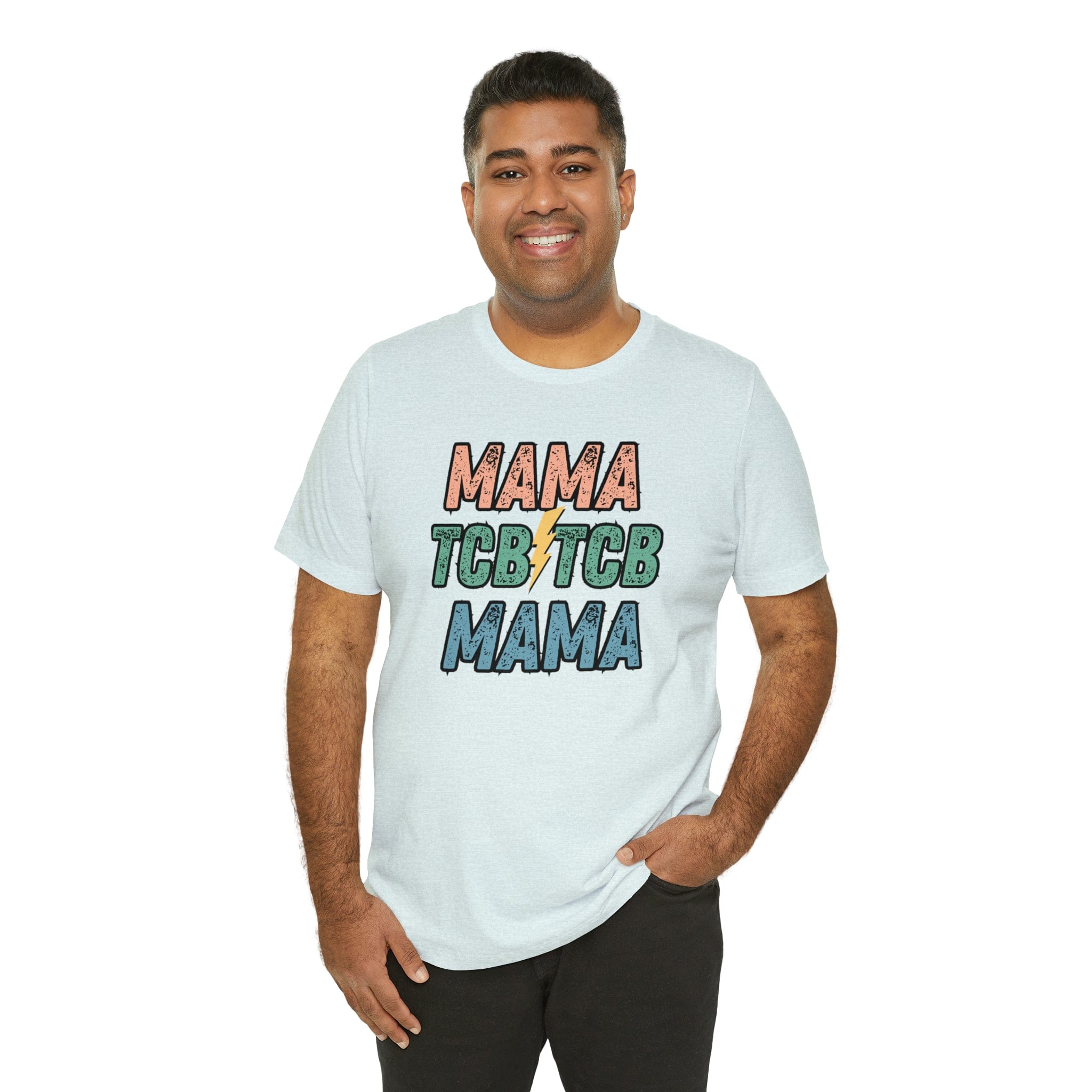 Printify T-Shirt TCB Mama Black - Jersey Short Sleeve Tee