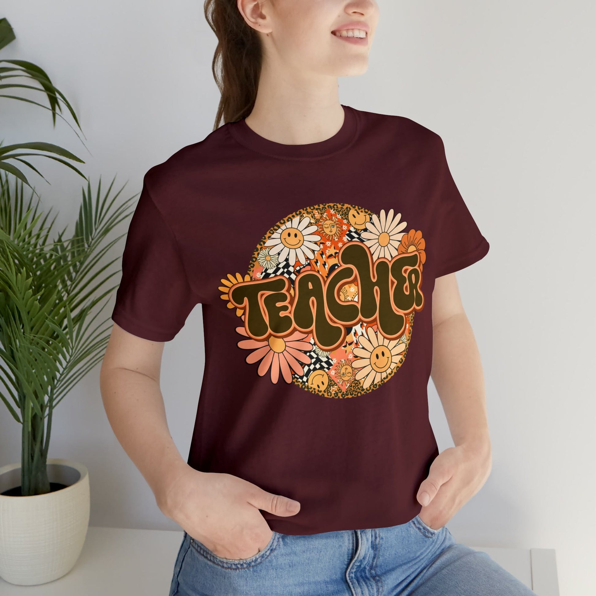 Printify T-Shirt Teacher T-Shirt - Unisex Jersey Short Sleeve Tee