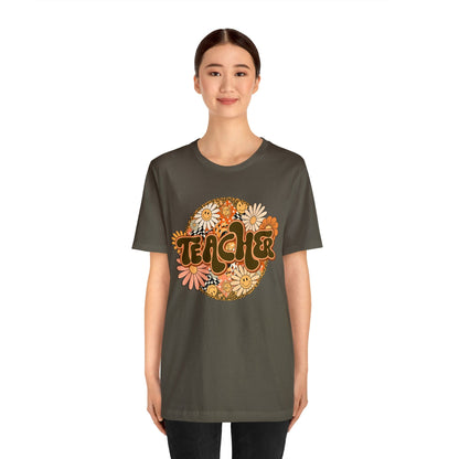 Printify T-Shirt Teacher T-Shirt - Unisex Jersey Short Sleeve Tee