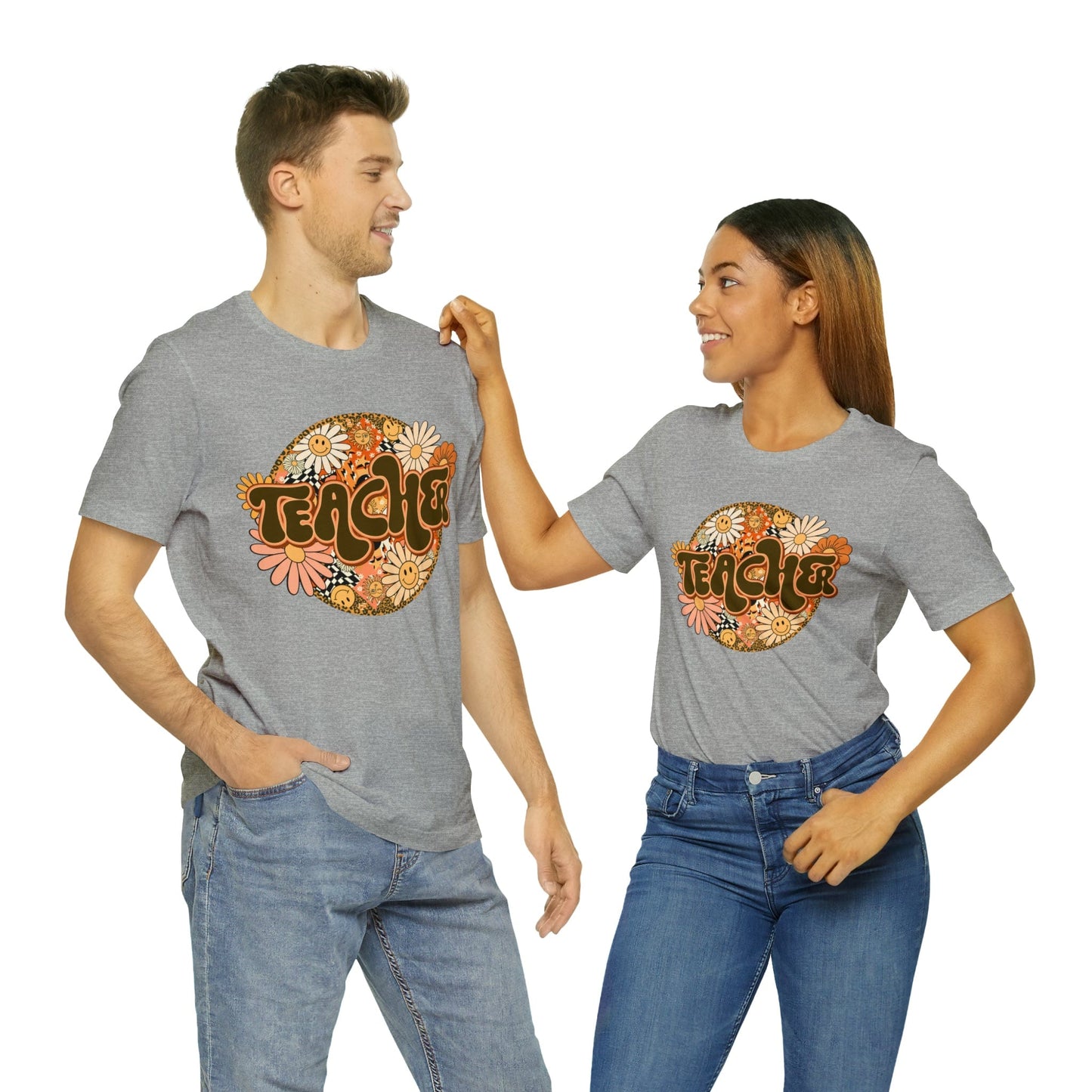 Printify T-Shirt Teacher T-Shirt - Unisex Jersey Short Sleeve Tee