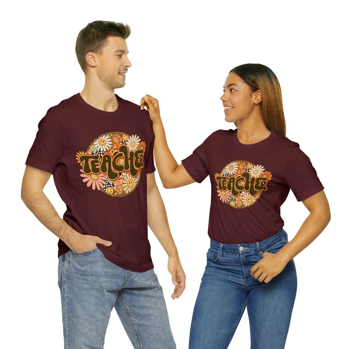 Printify T-Shirt Teacher T-Shirt - Unisex Jersey Short Sleeve Tee