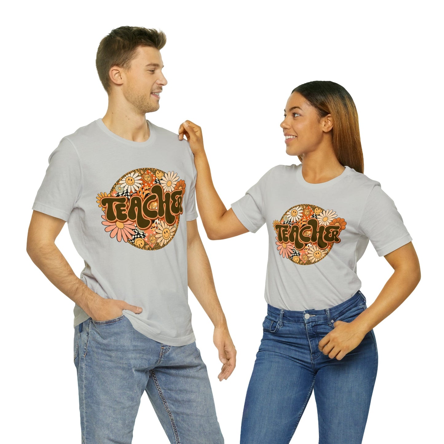 Printify T-Shirt Teacher T-Shirt - Unisex Jersey Short Sleeve Tee