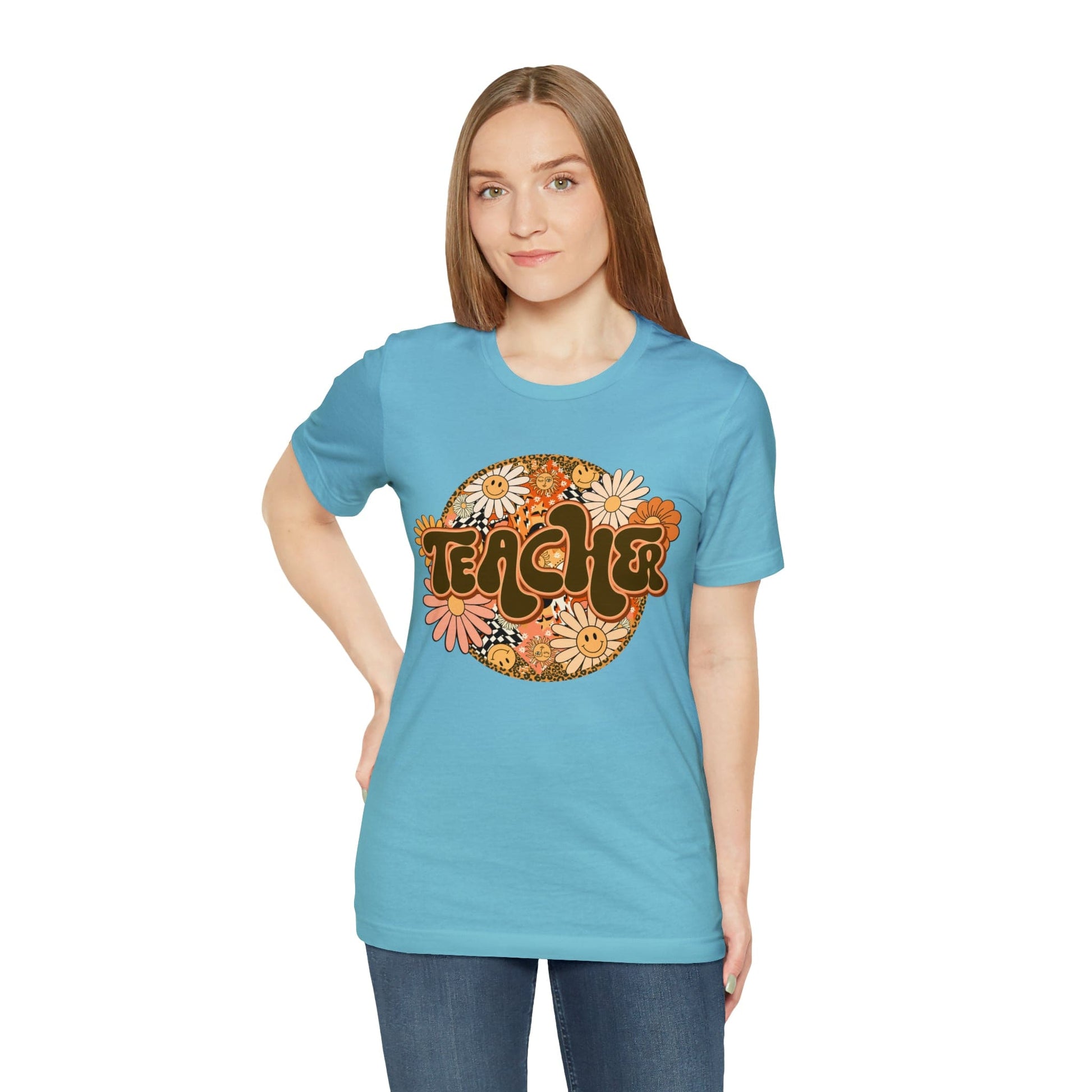 Printify T-Shirt Teacher T-Shirt - Unisex Jersey Short Sleeve Tee