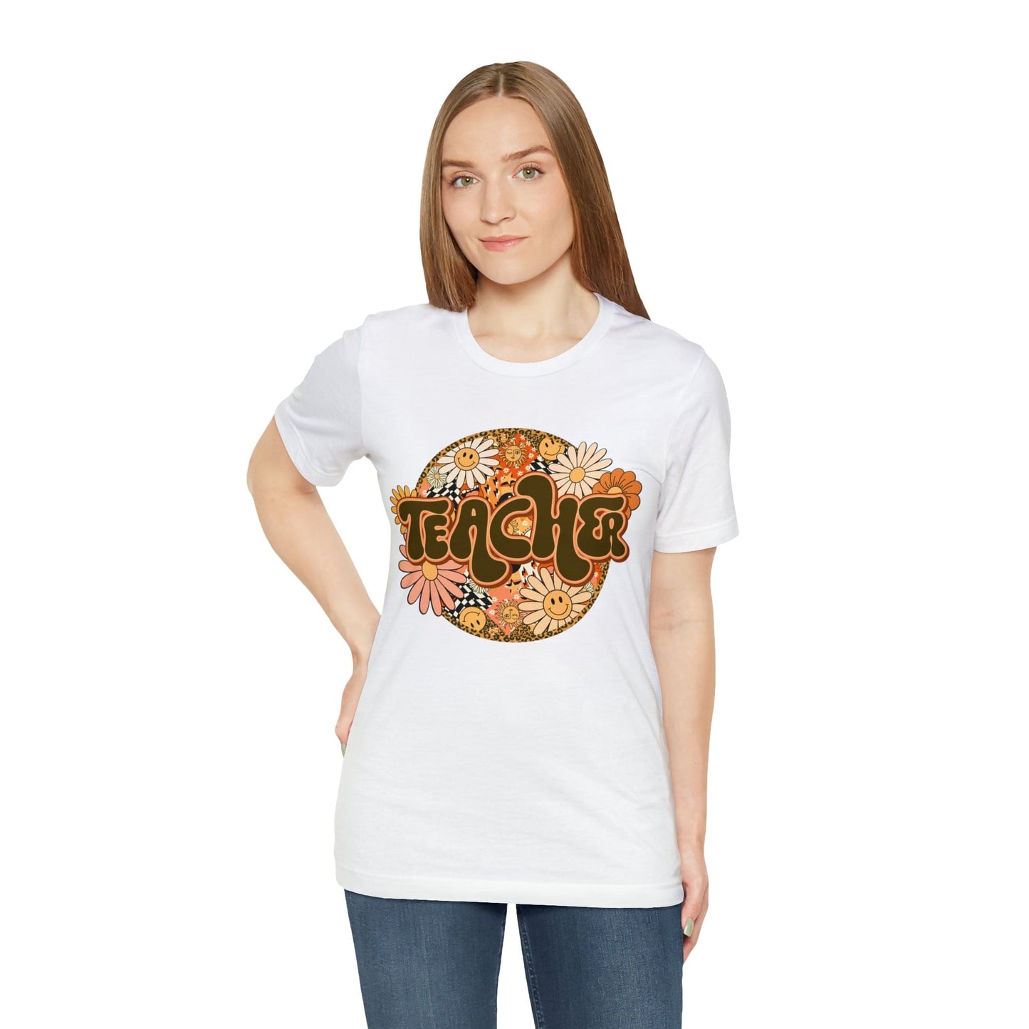 Printify T-Shirt Teacher T-Shirt - Unisex Jersey Short Sleeve Tee