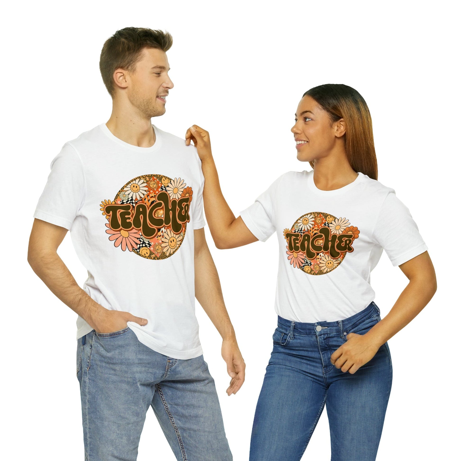 Printify T-Shirt Teacher T-Shirt - Unisex Jersey Short Sleeve Tee