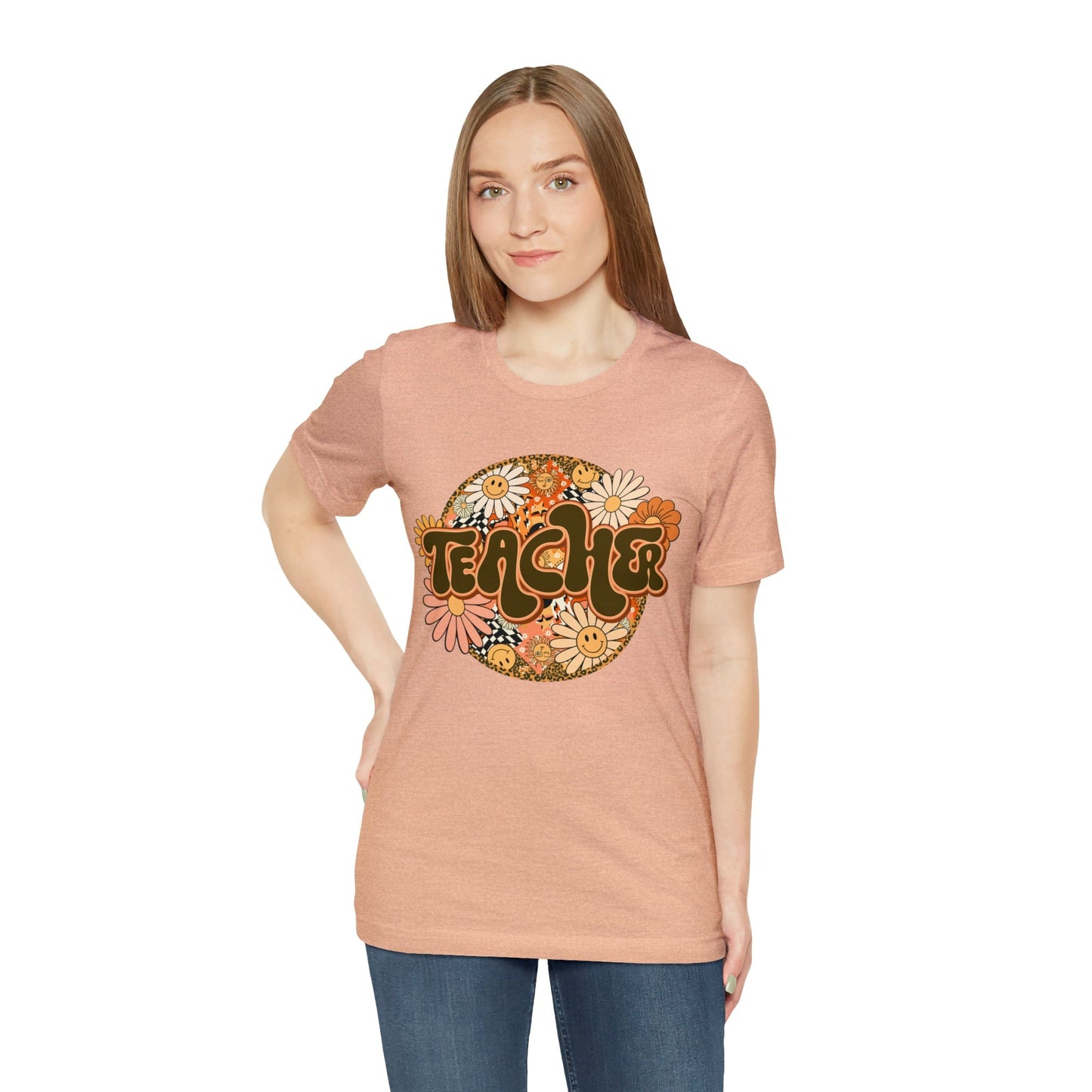 Printify T-Shirt Teacher T-Shirt - Unisex Jersey Short Sleeve Tee