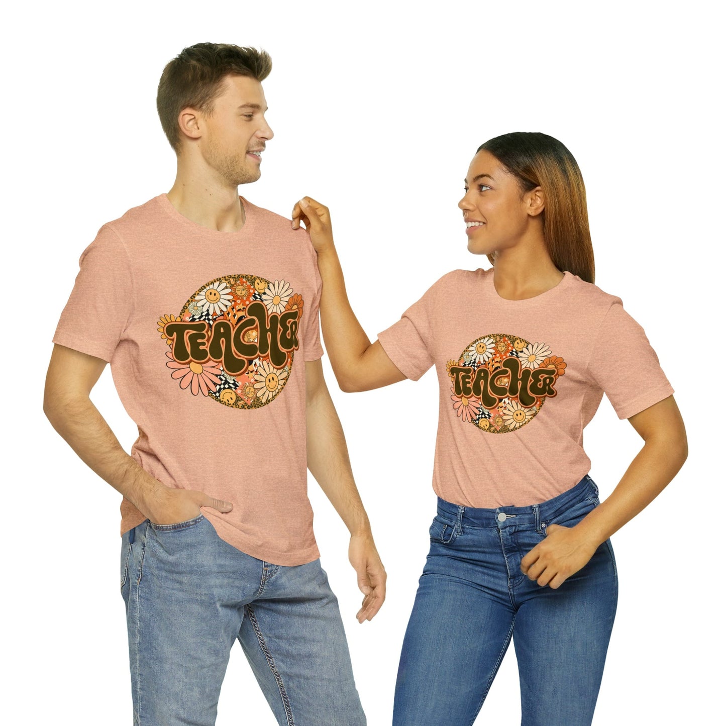 Printify T-Shirt Teacher T-Shirt - Unisex Jersey Short Sleeve Tee