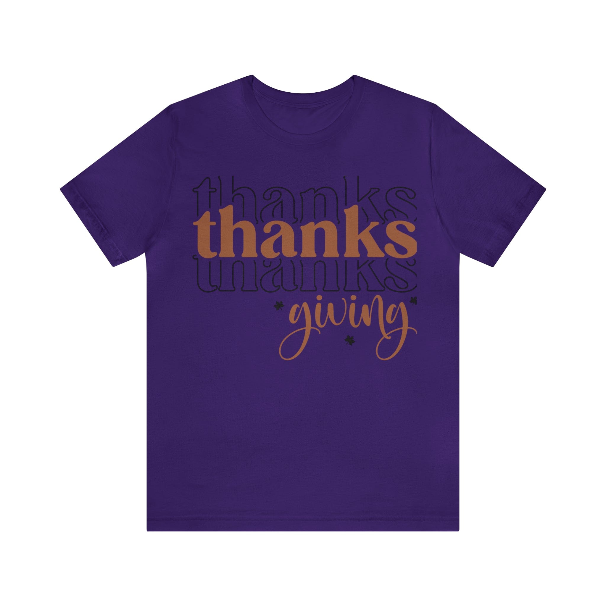 Printify T-Shirt THANKSgiving  - Jersey Short Sleeve Tee