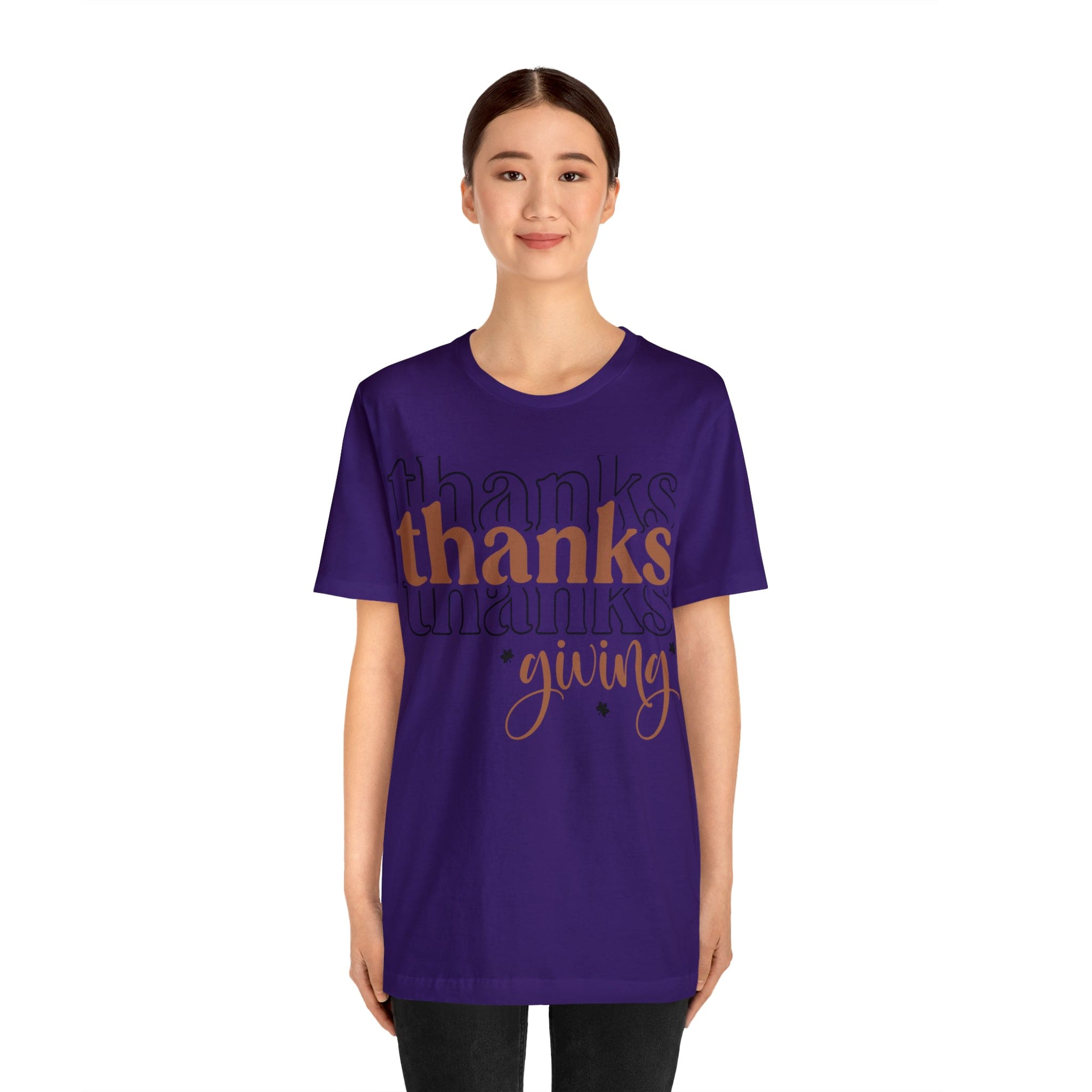 Printify T-Shirt THANKSgiving  - Jersey Short Sleeve Tee