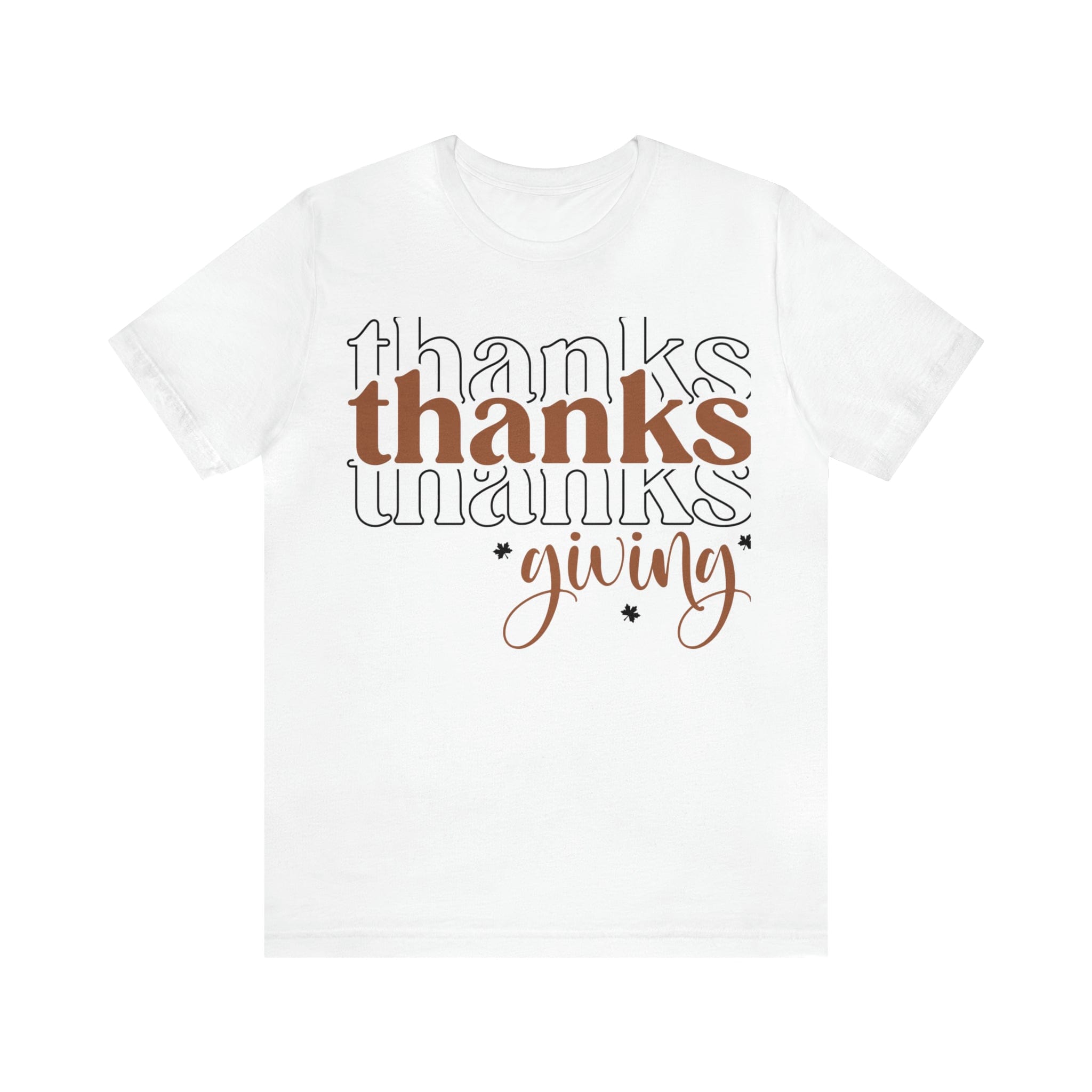 Printify T-Shirt THANKSgiving  - Jersey Short Sleeve Tee