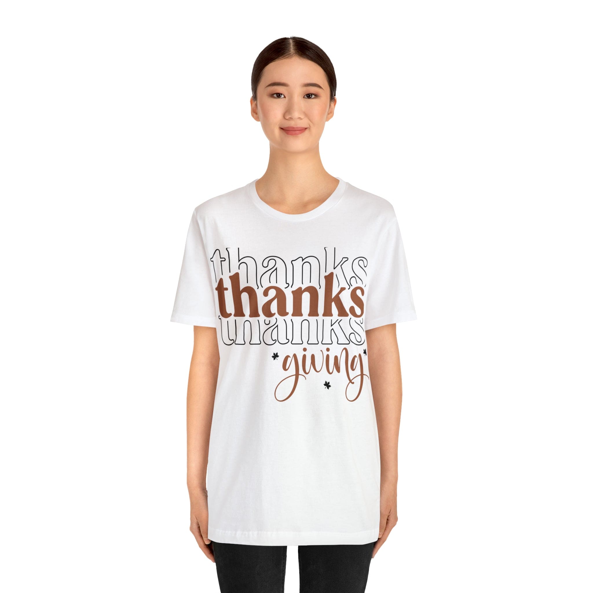 Printify T-Shirt THANKSgiving  - Jersey Short Sleeve Tee