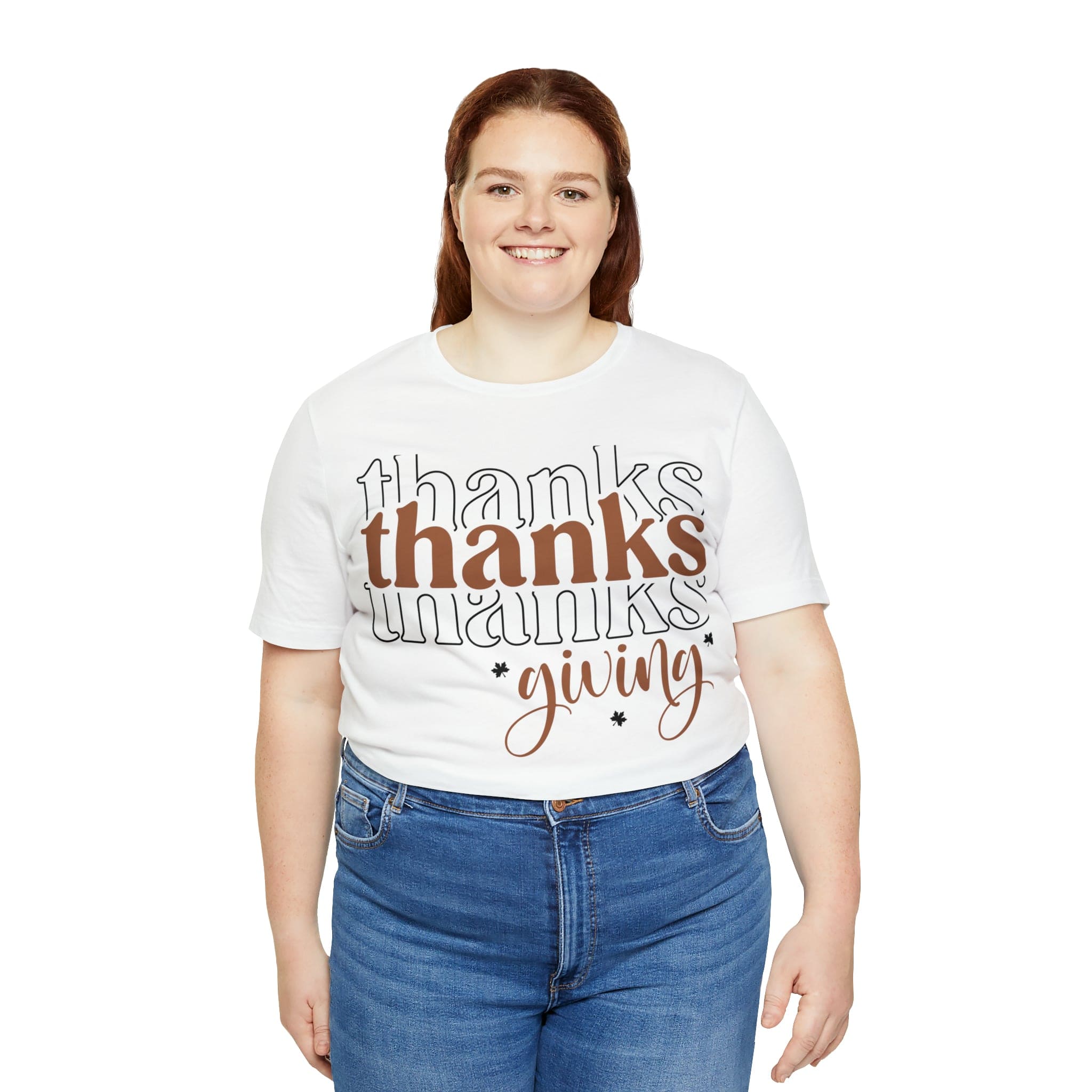 Printify T-Shirt THANKSgiving  - Jersey Short Sleeve Tee