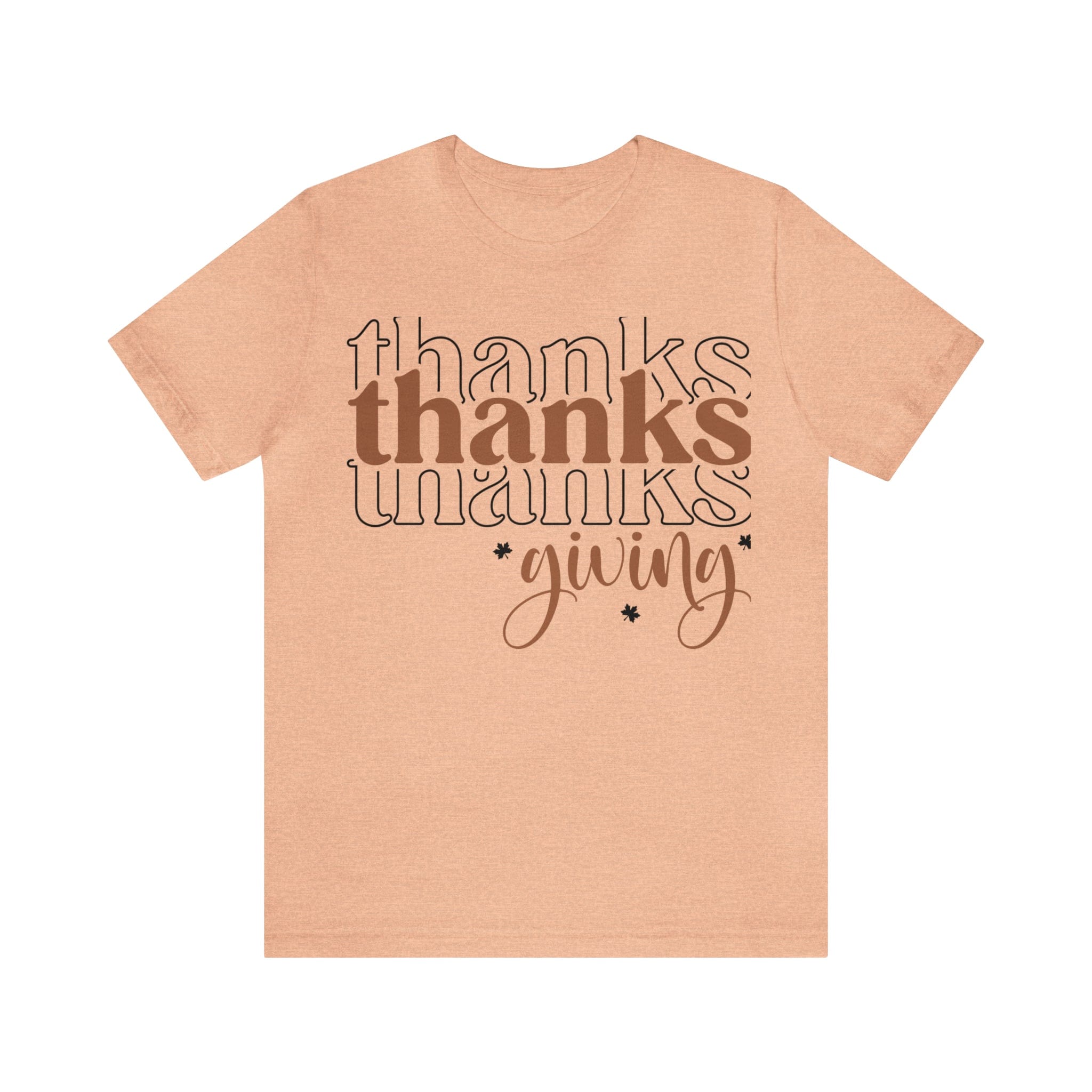 Printify T-Shirt Thanksgiving  - Jersey Short Sleeve Tee