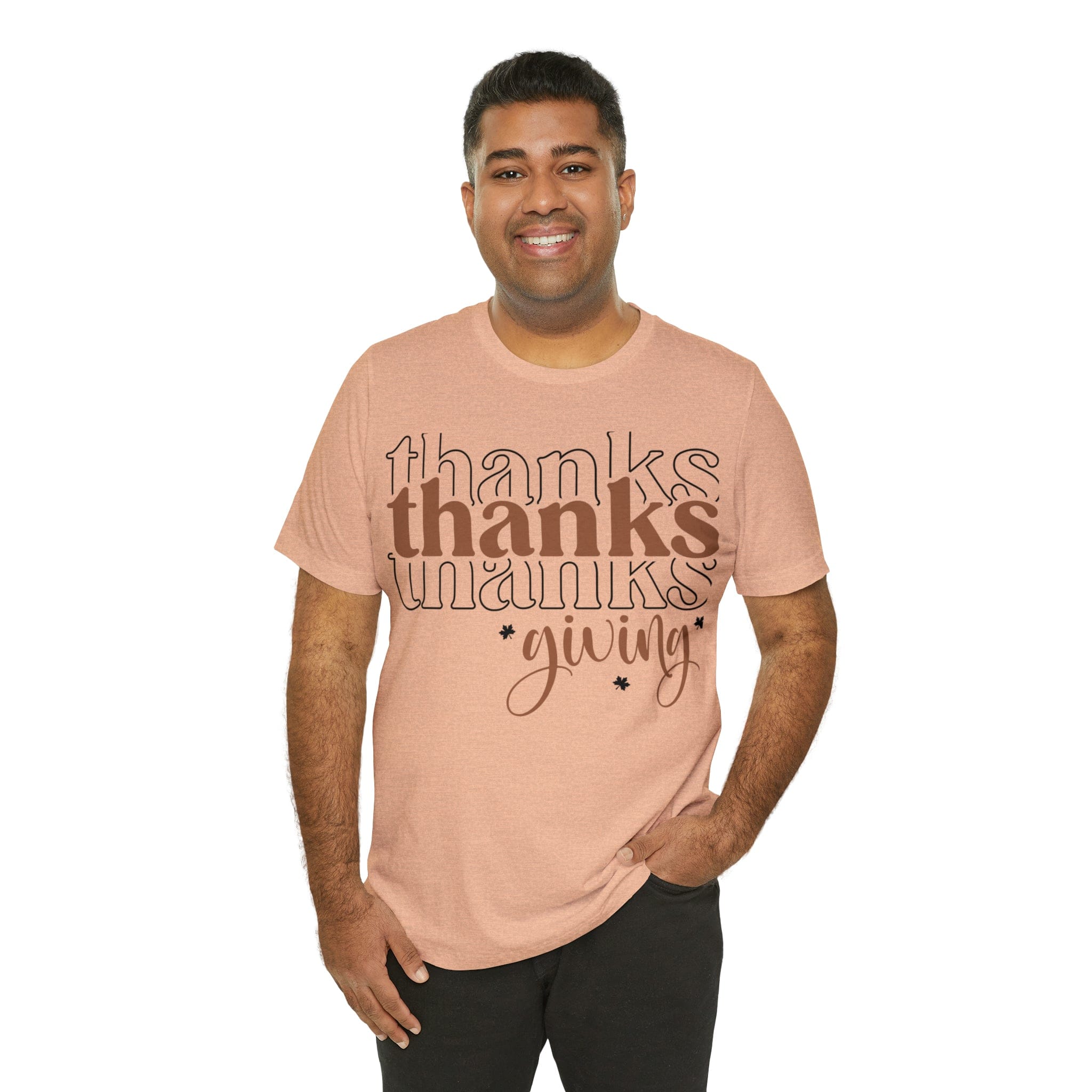 Printify T-Shirt THANKSgiving  - Jersey Short Sleeve Tee