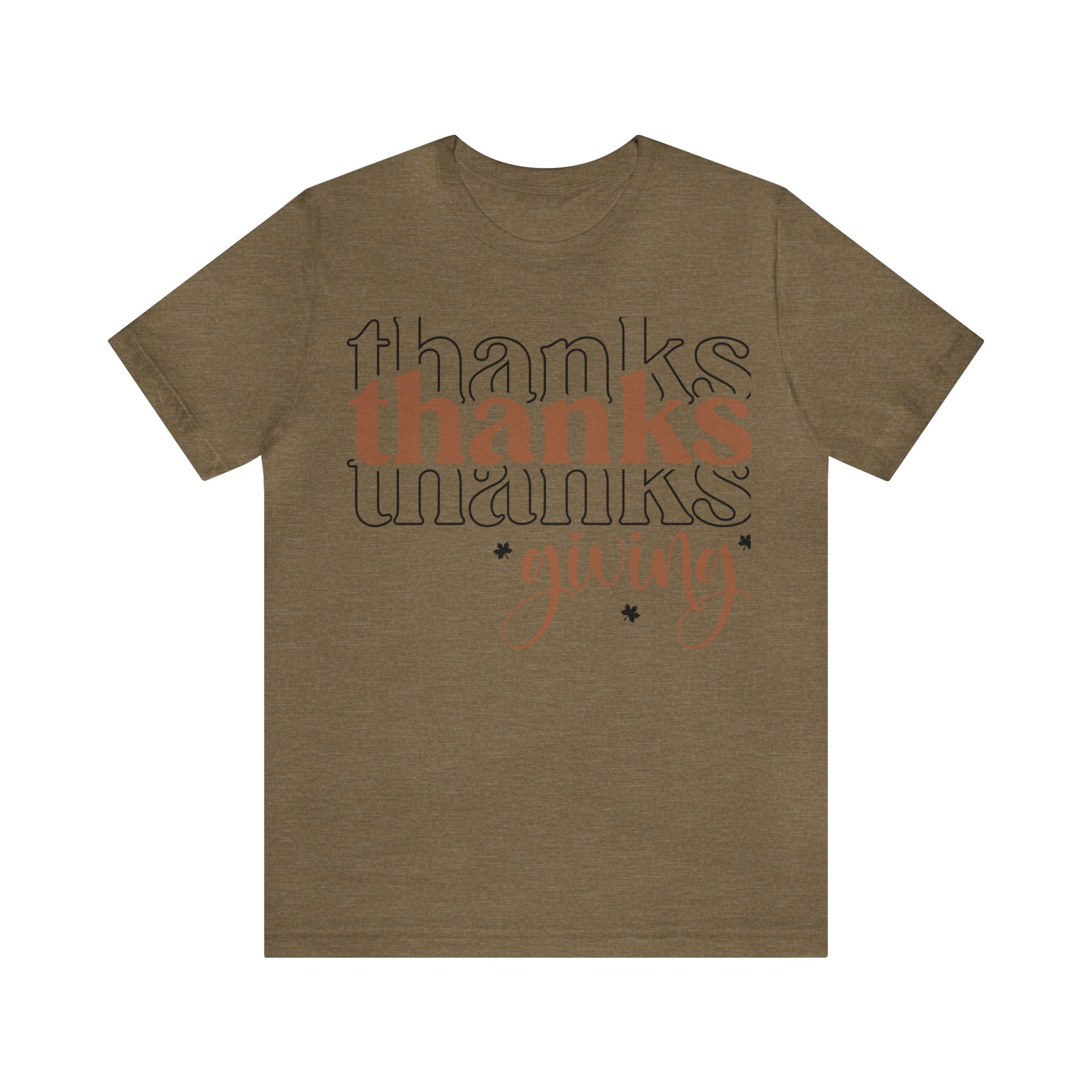 Printify T-Shirt THANKSgiving  - Jersey Short Sleeve Tee