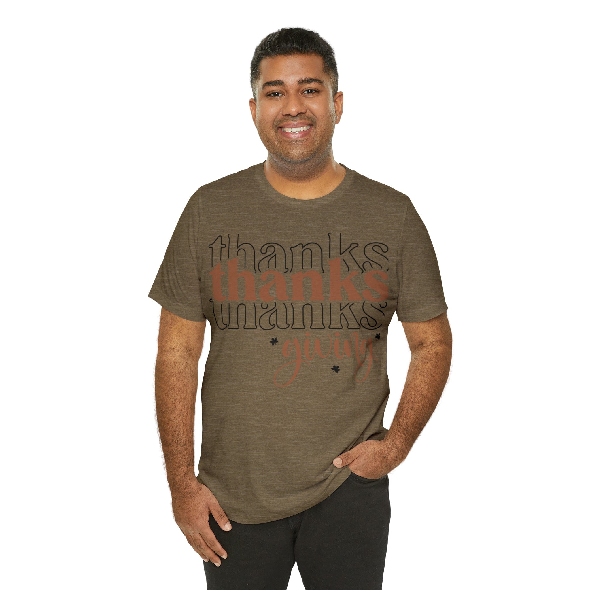 Printify T-Shirt THANKSgiving  - Jersey Short Sleeve Tee