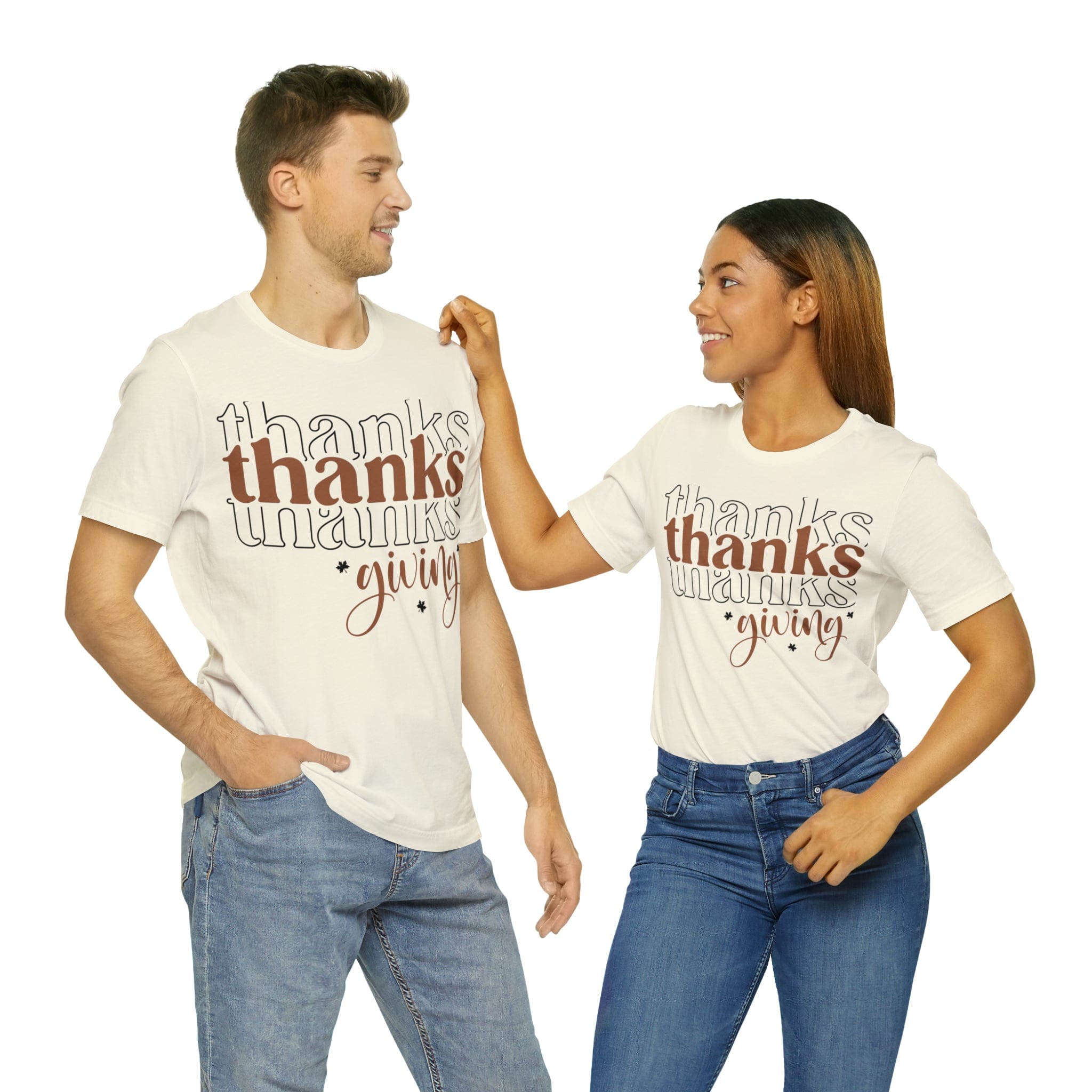 Printify T-Shirt Natural / XL THANKSgiving  - Jersey Short Sleeve Tee