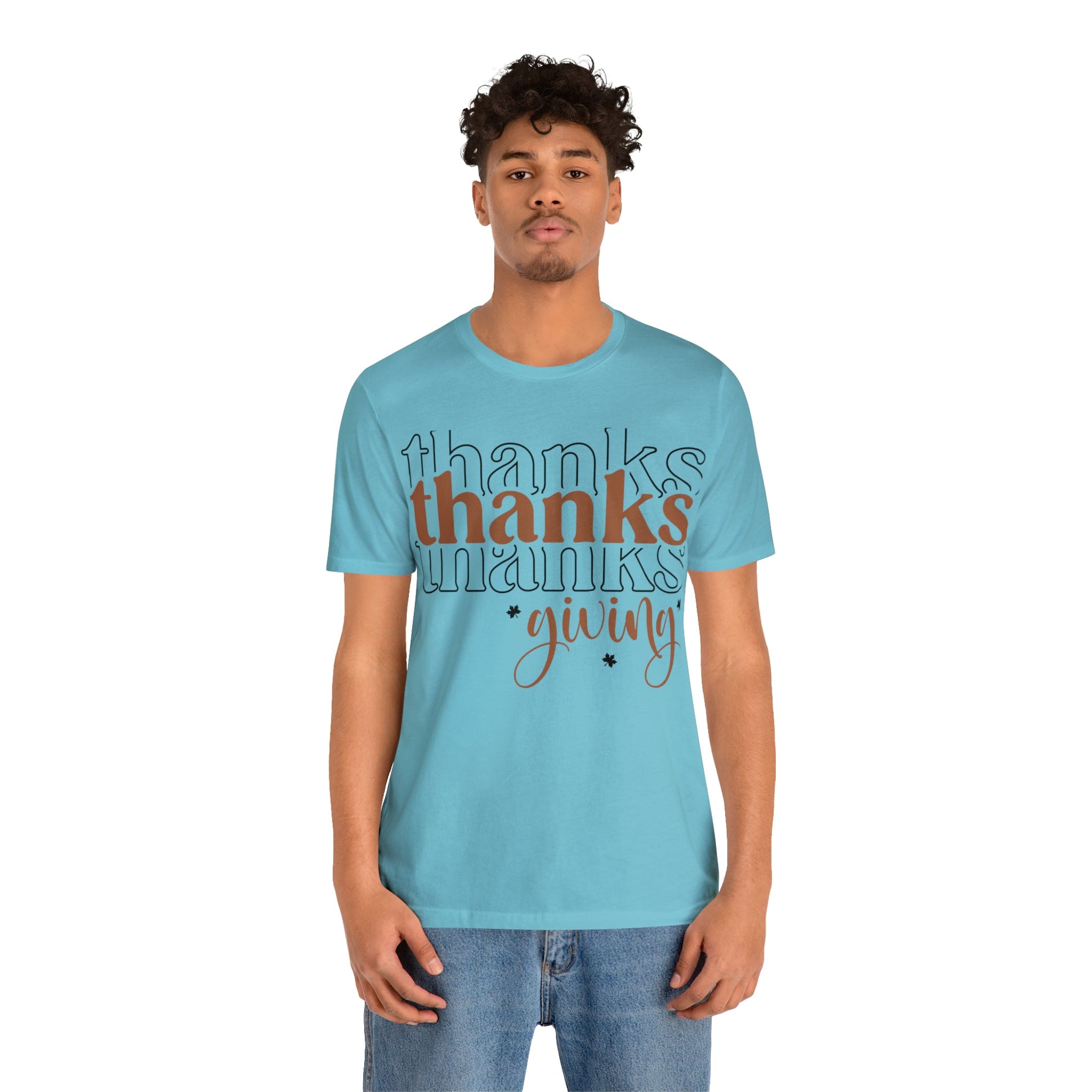 Printify T-Shirt THANKSgiving  - Jersey Short Sleeve Tee