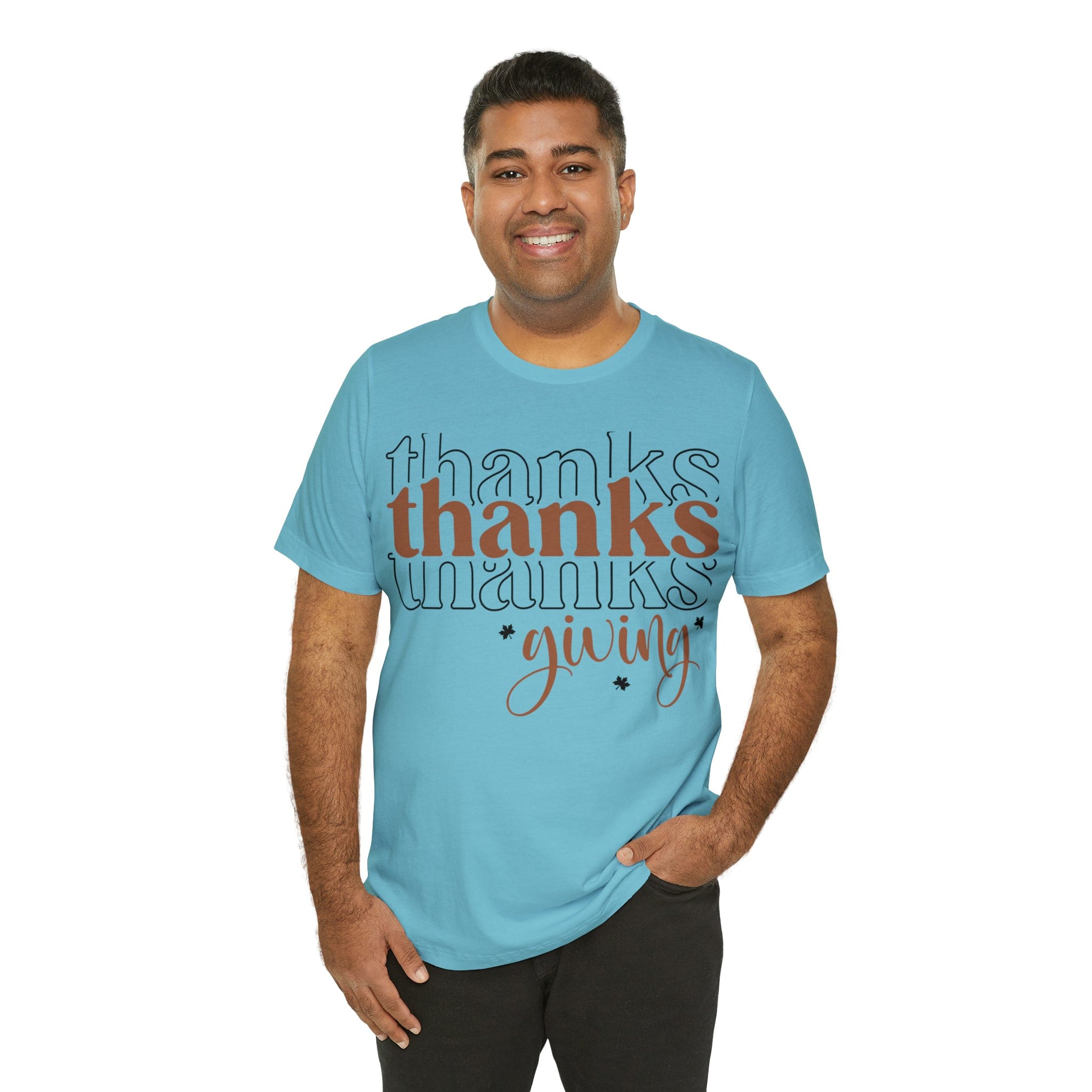 Printify T-Shirt THANKSgiving  - Jersey Short Sleeve Tee