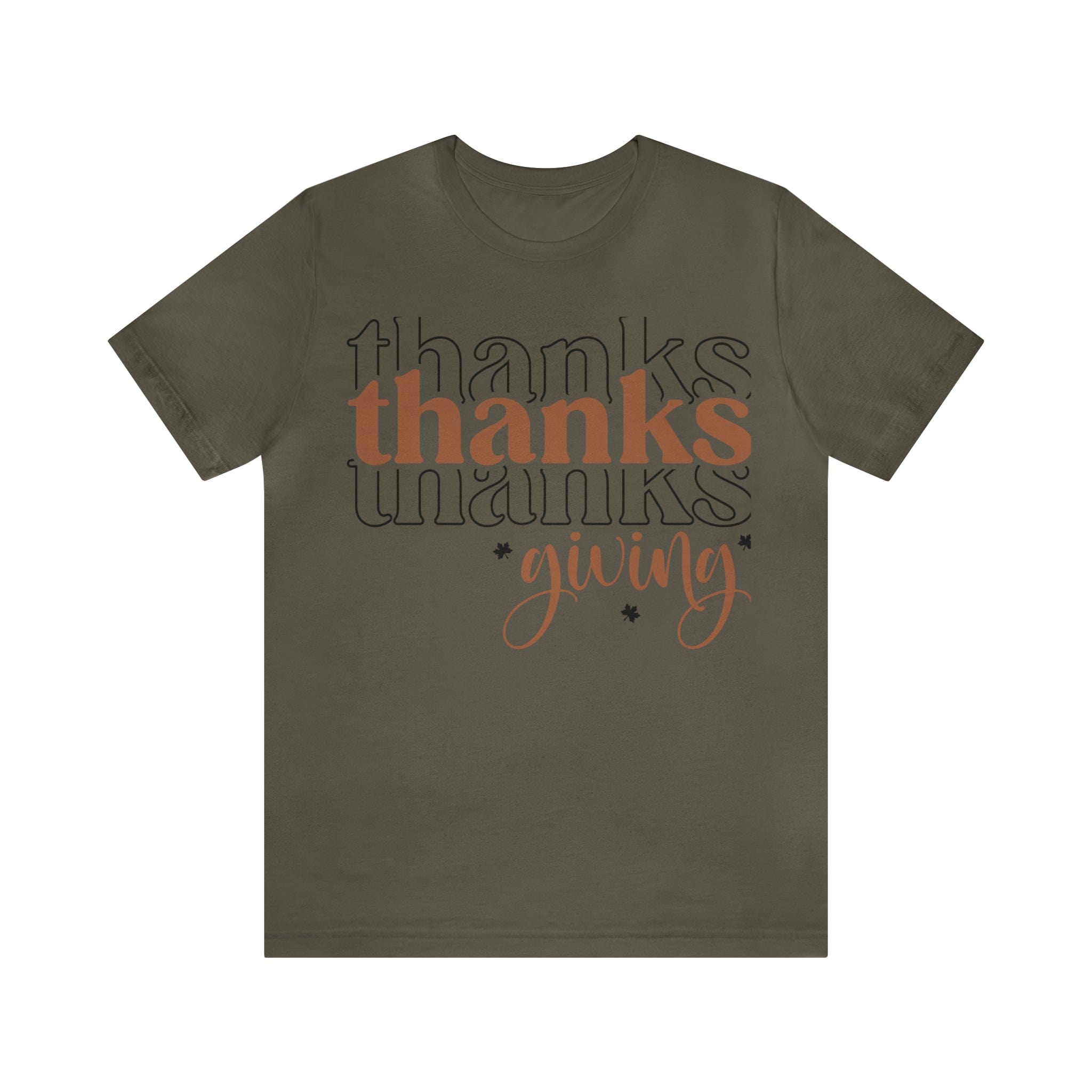 Printify T-Shirt THANKSgiving  - Jersey Short Sleeve Tee