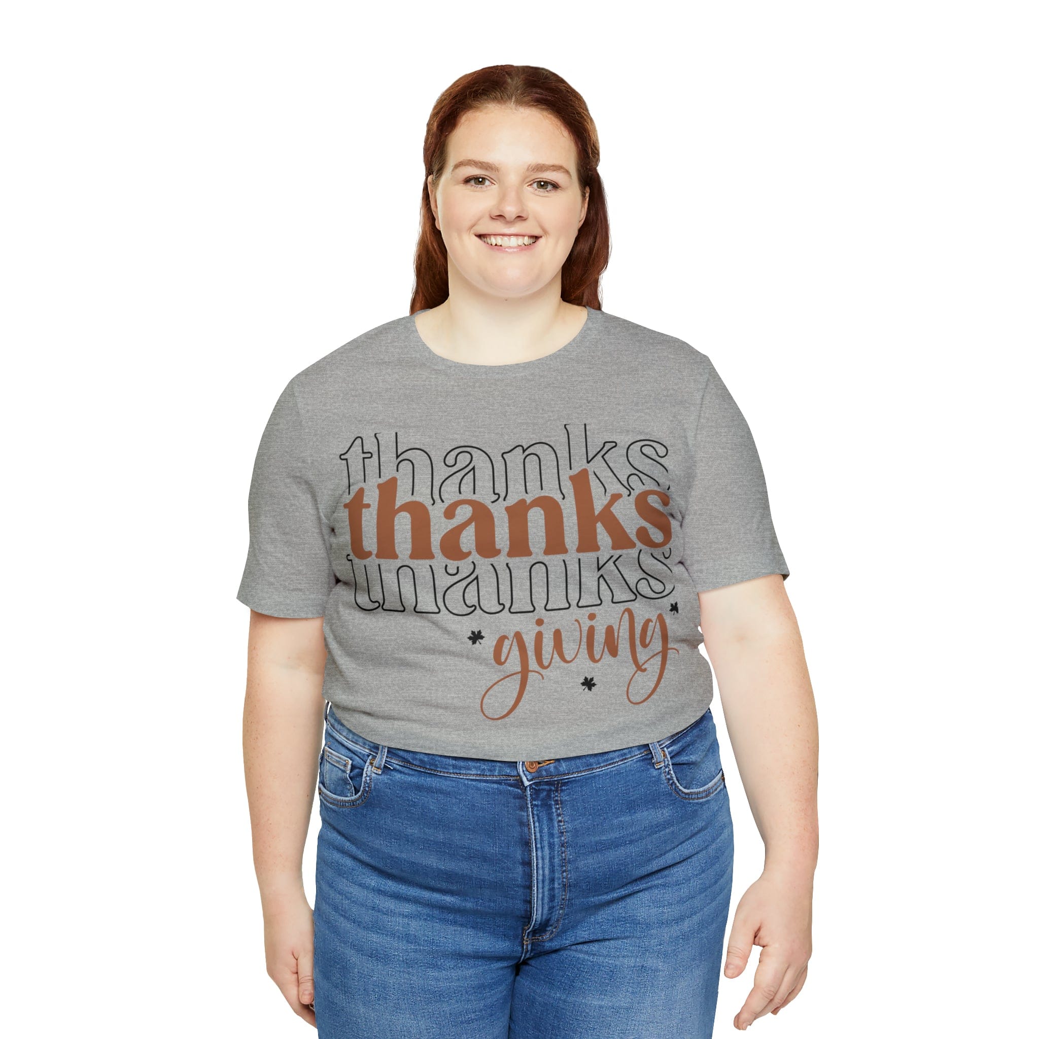 Printify T-Shirt THANKSgiving  - Jersey Short Sleeve Tee