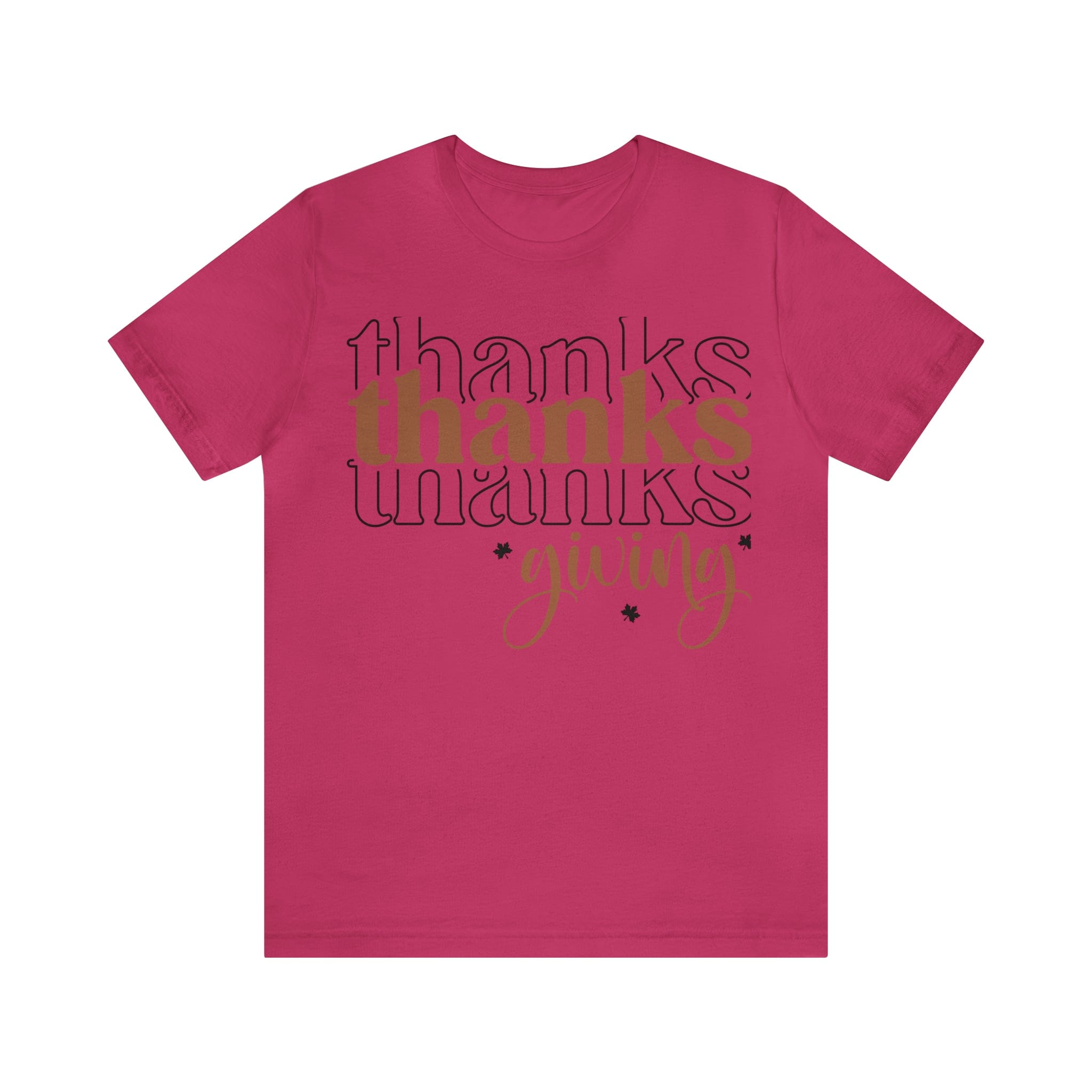 Printify T-Shirt THANKSgiving  - Jersey Short Sleeve Tee