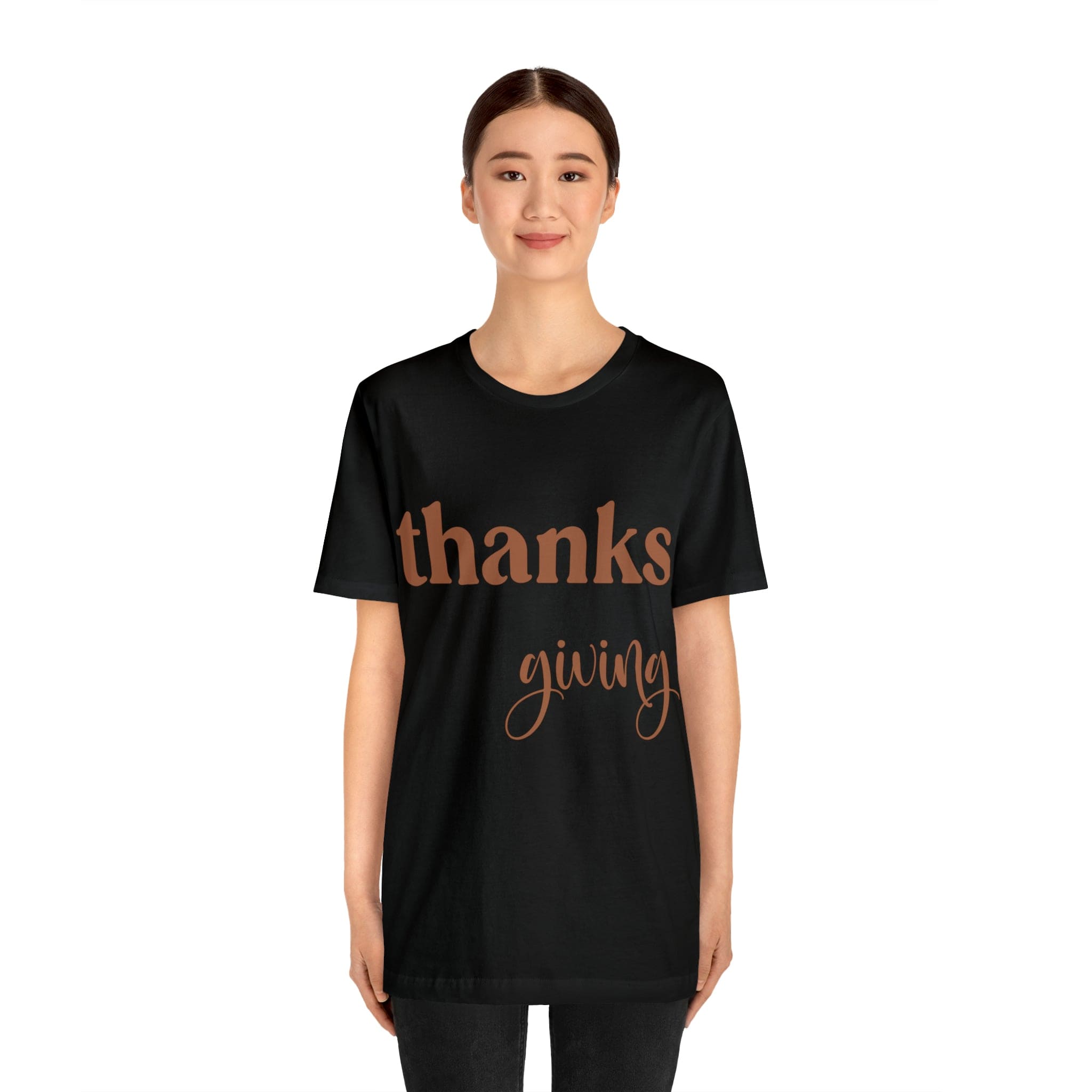 Printify T-Shirt THANKSgiving  - Jersey Short Sleeve Tee