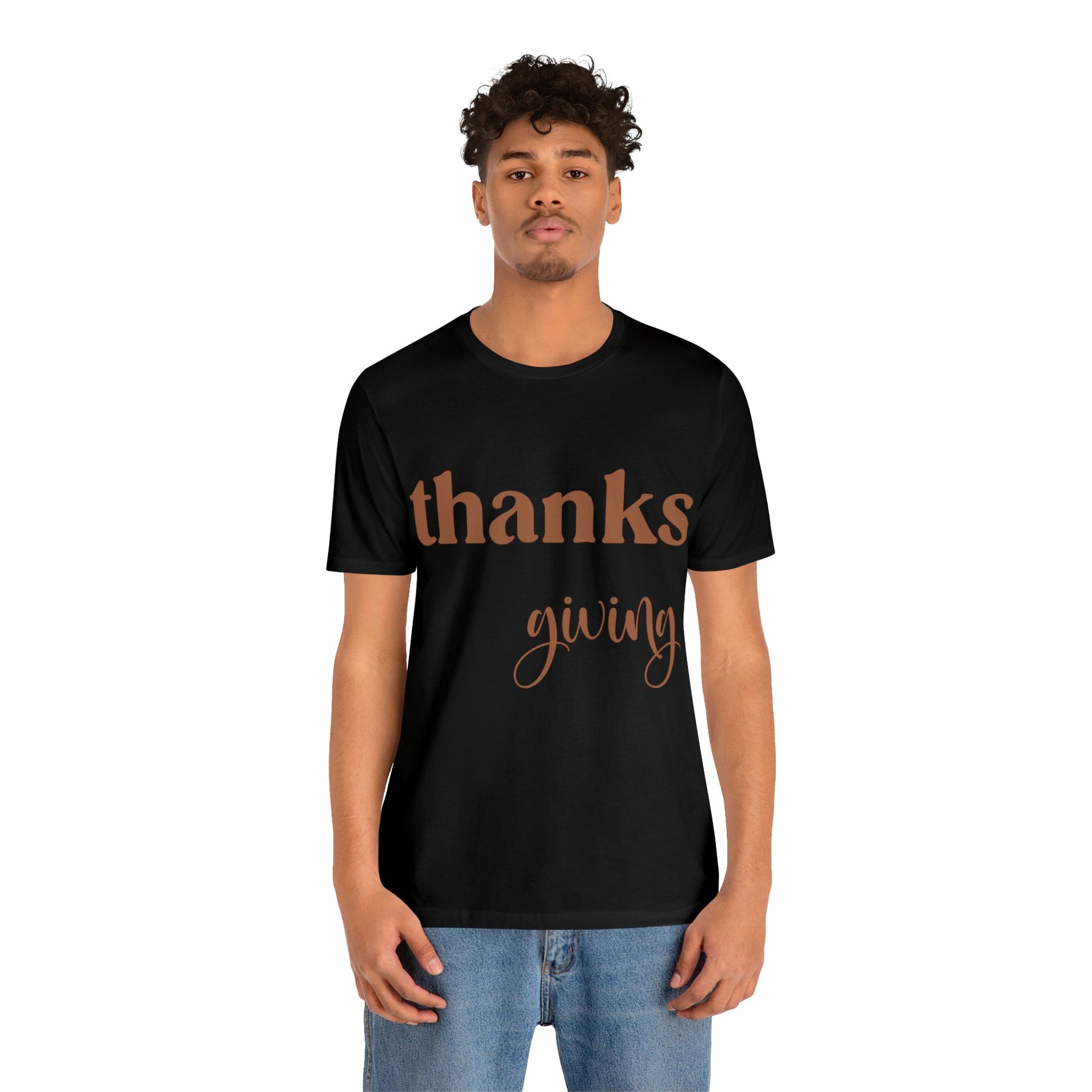 Printify T-Shirt THANKSgiving  - Jersey Short Sleeve Tee