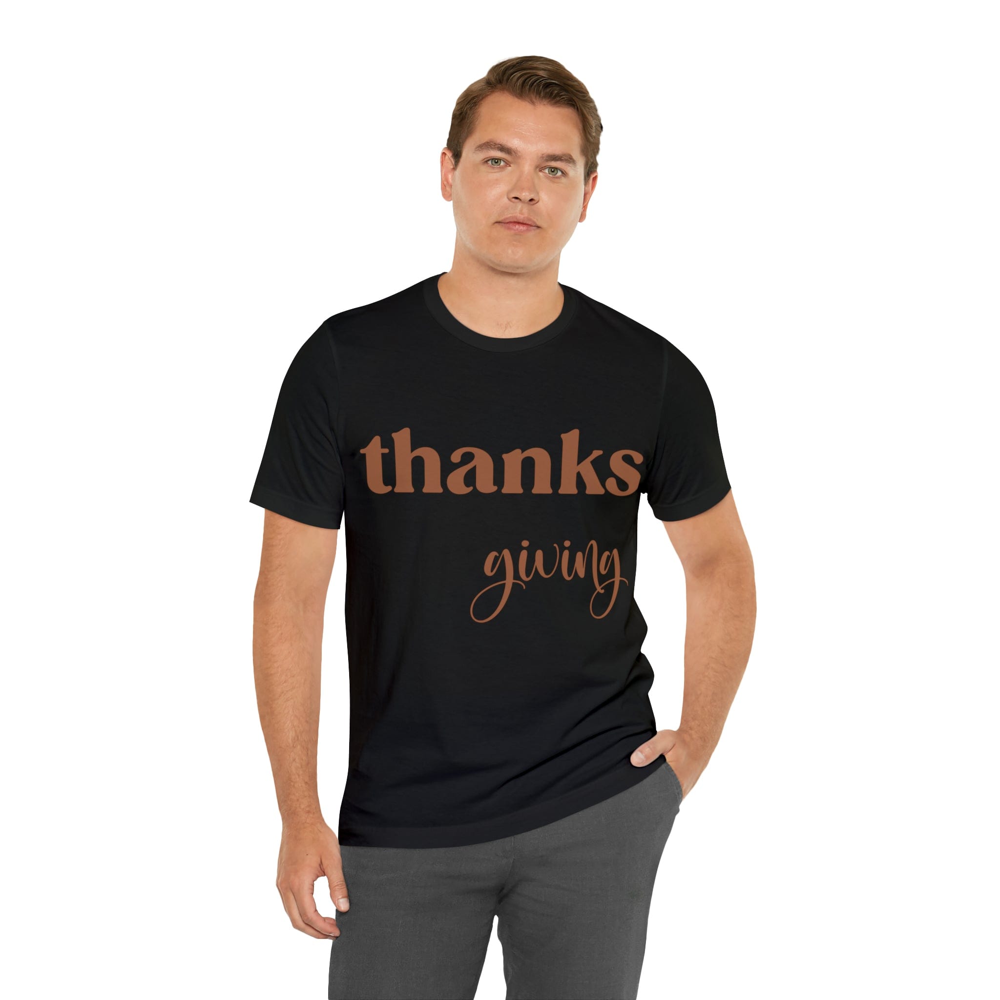 Printify T-Shirt THANKSgiving  - Jersey Short Sleeve Tee