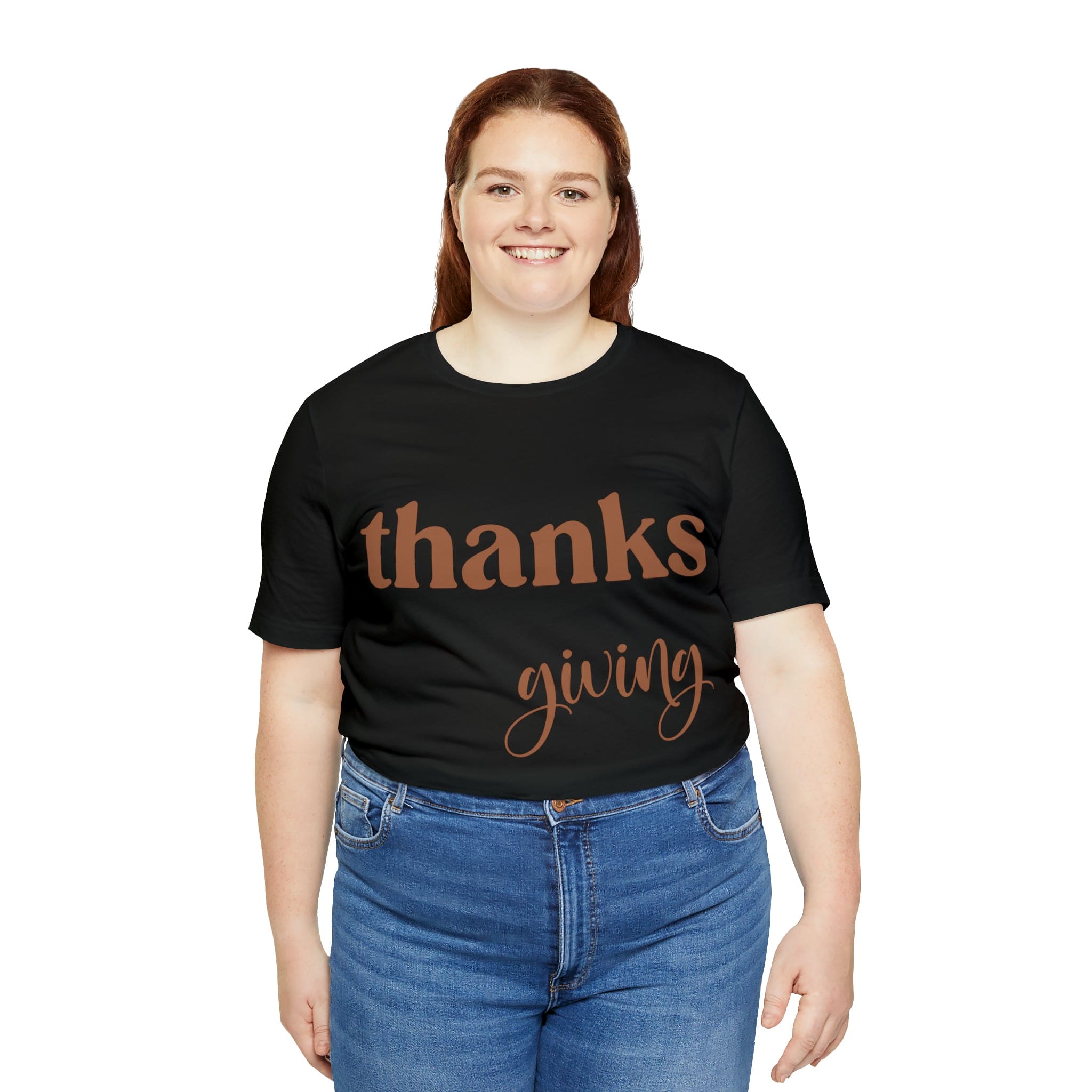 Printify T-Shirt THANKSgiving  - Jersey Short Sleeve Tee