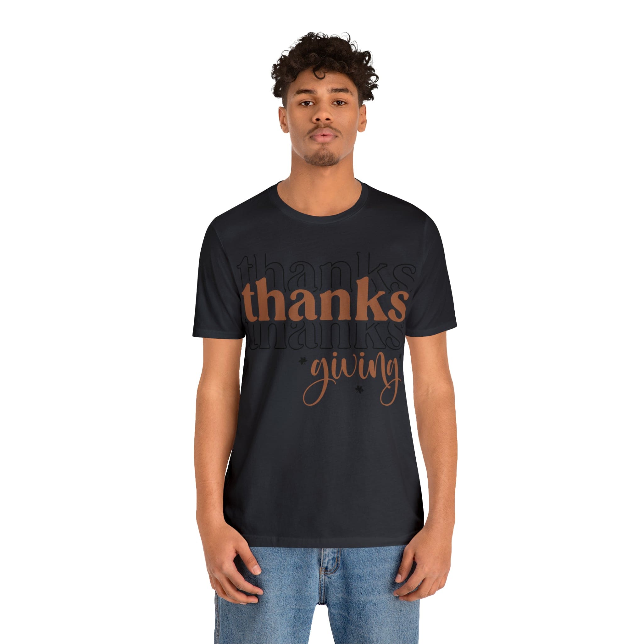 Printify T-Shirt THANKSgiving  - Jersey Short Sleeve Tee