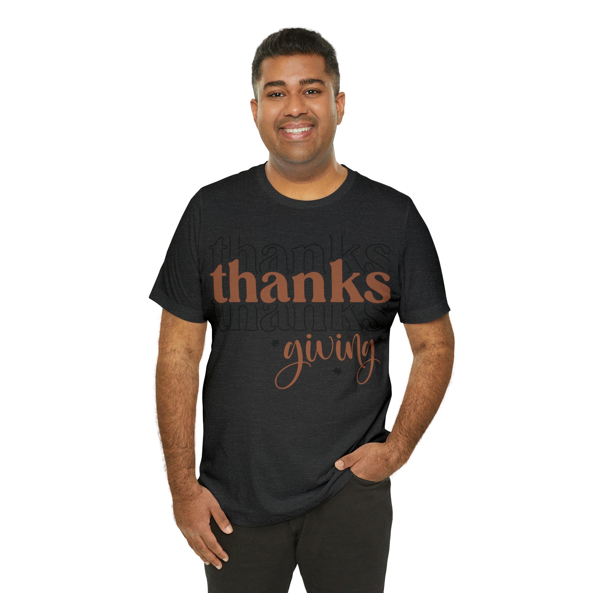 Printify T-Shirt THANKSgiving  - Jersey Short Sleeve Tee