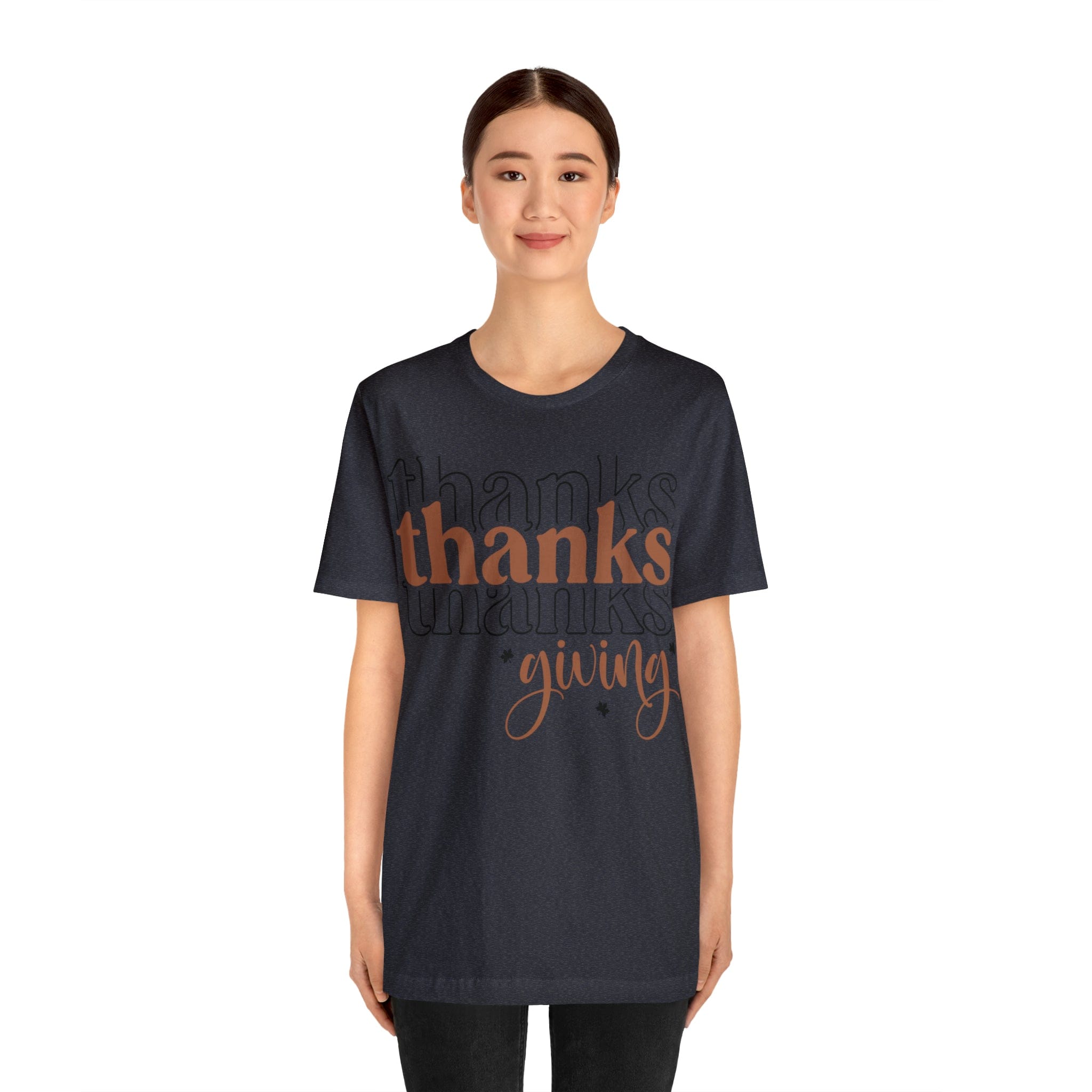 Printify T-Shirt THANKSgiving  - Jersey Short Sleeve Tee