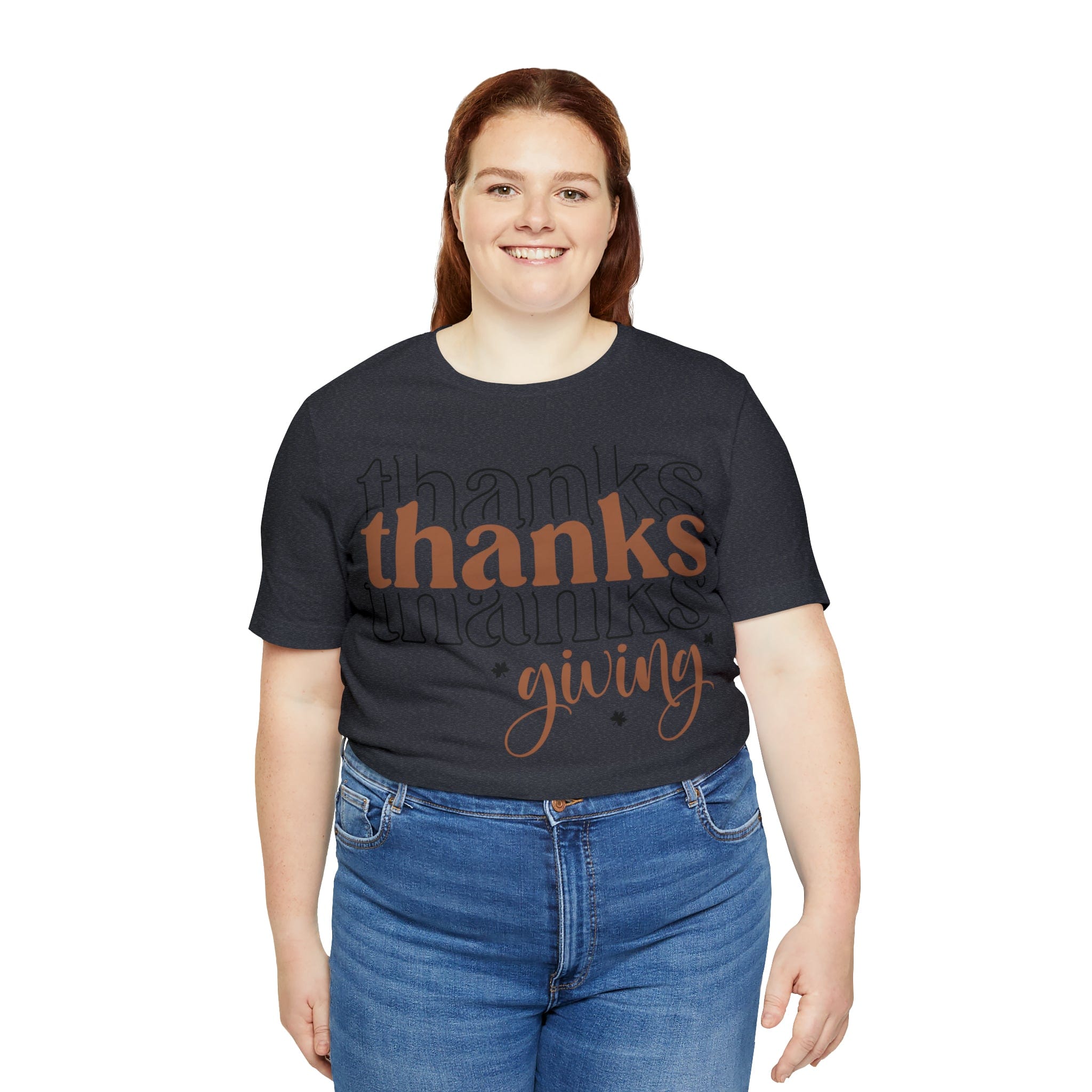 Printify T-Shirt THANKSgiving  - Jersey Short Sleeve Tee