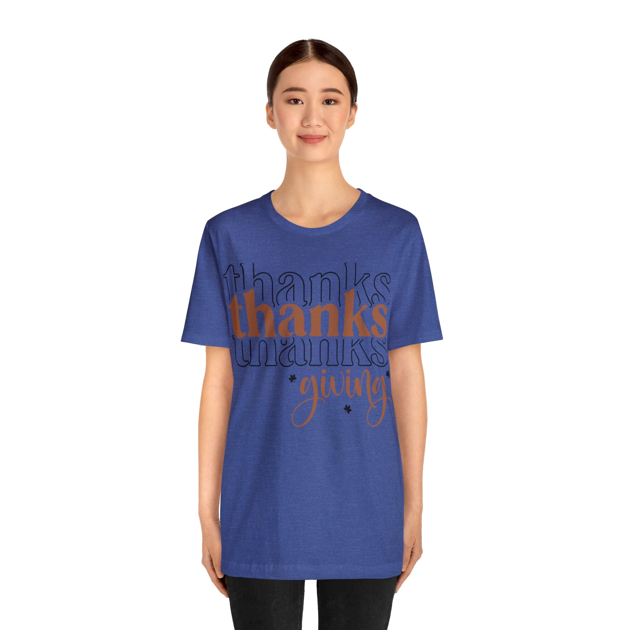 Printify T-Shirt THANKSgiving  - Jersey Short Sleeve Tee