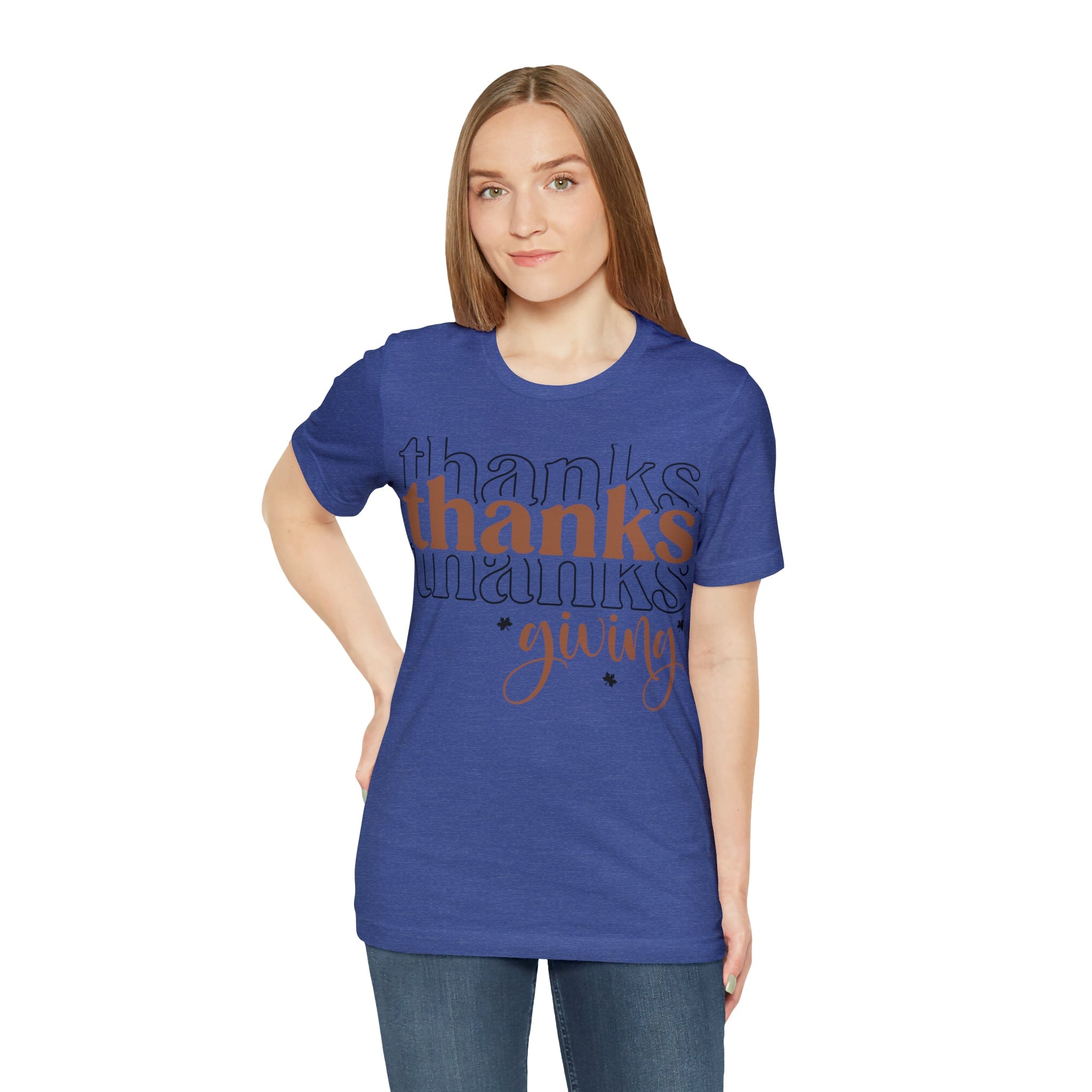 Printify T-Shirt THANKSgiving  - Jersey Short Sleeve Tee