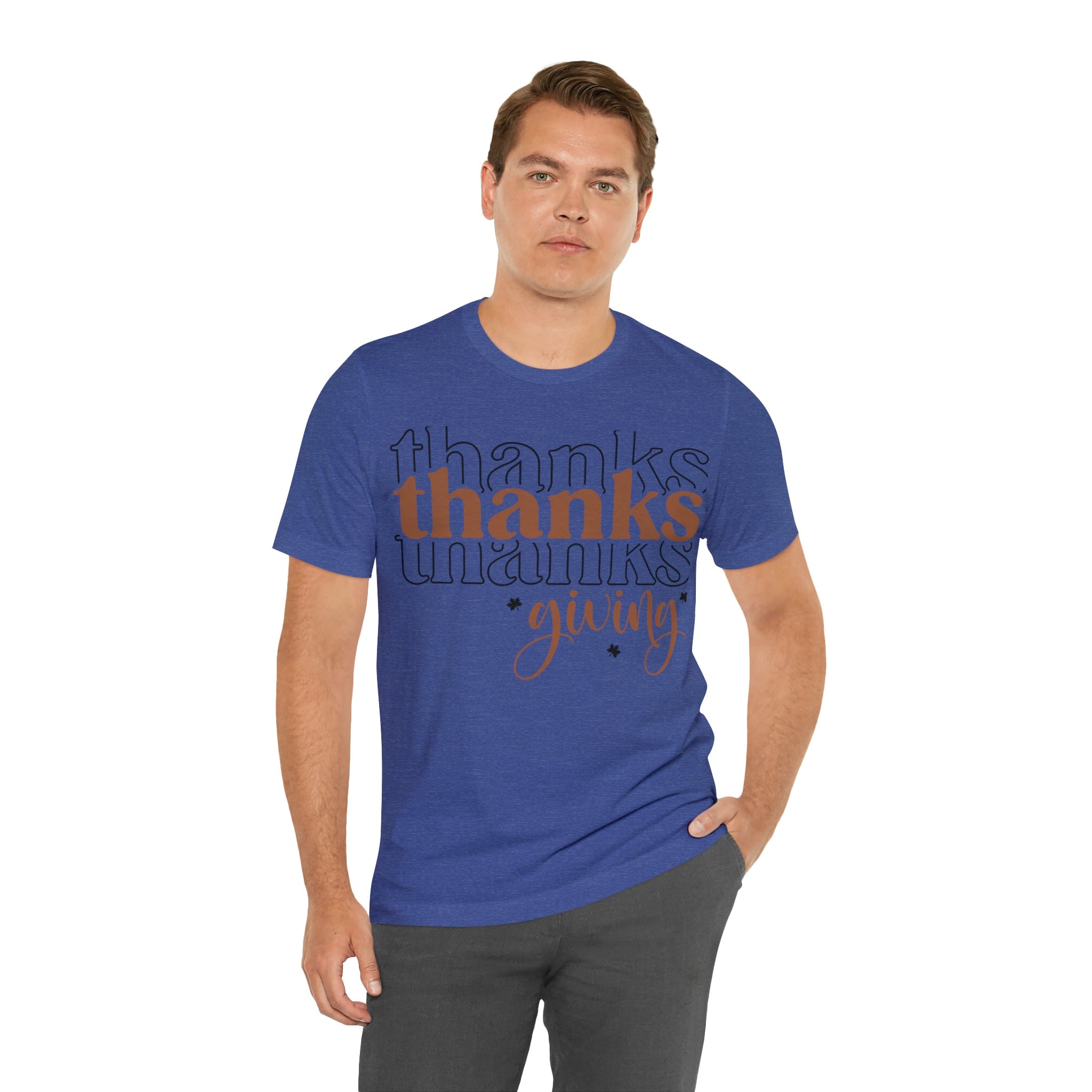 Printify T-Shirt THANKSgiving  - Jersey Short Sleeve Tee