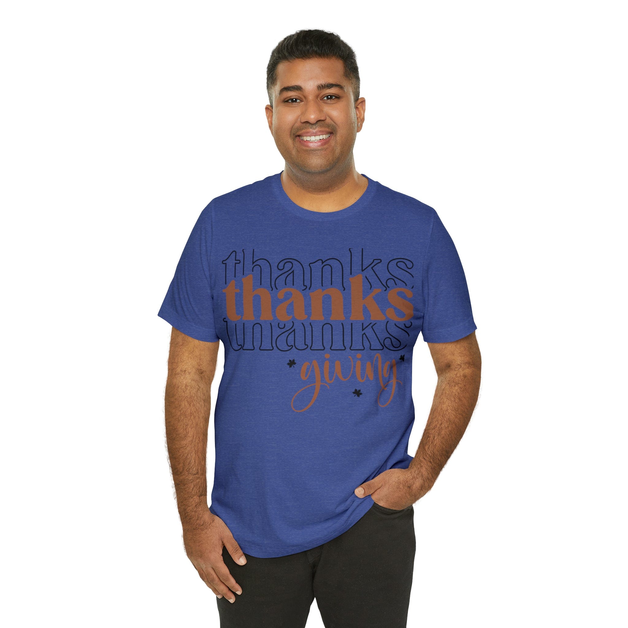 Printify T-Shirt THANKSgiving  - Jersey Short Sleeve Tee