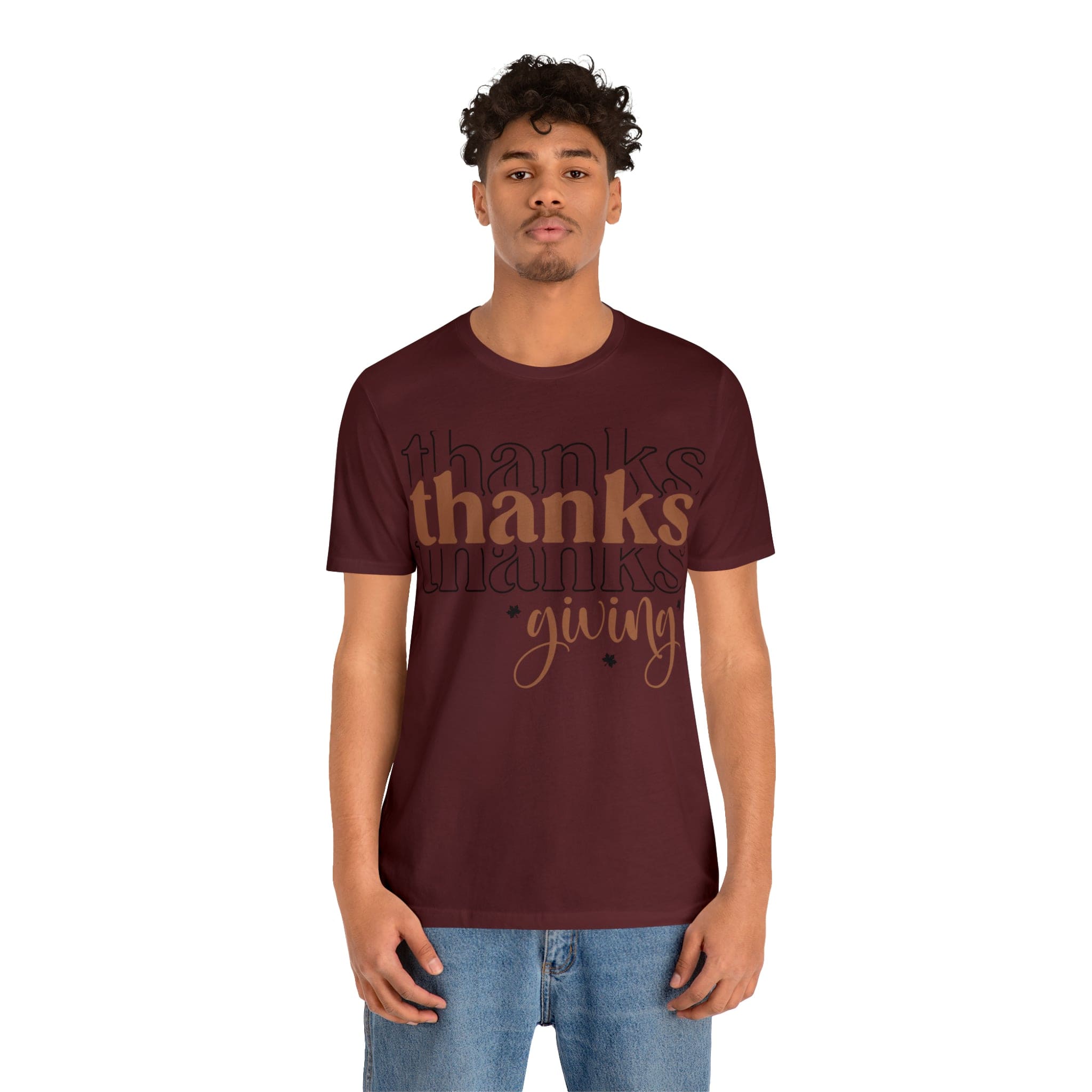 Printify T-Shirt THANKSgiving  - Jersey Short Sleeve Tee