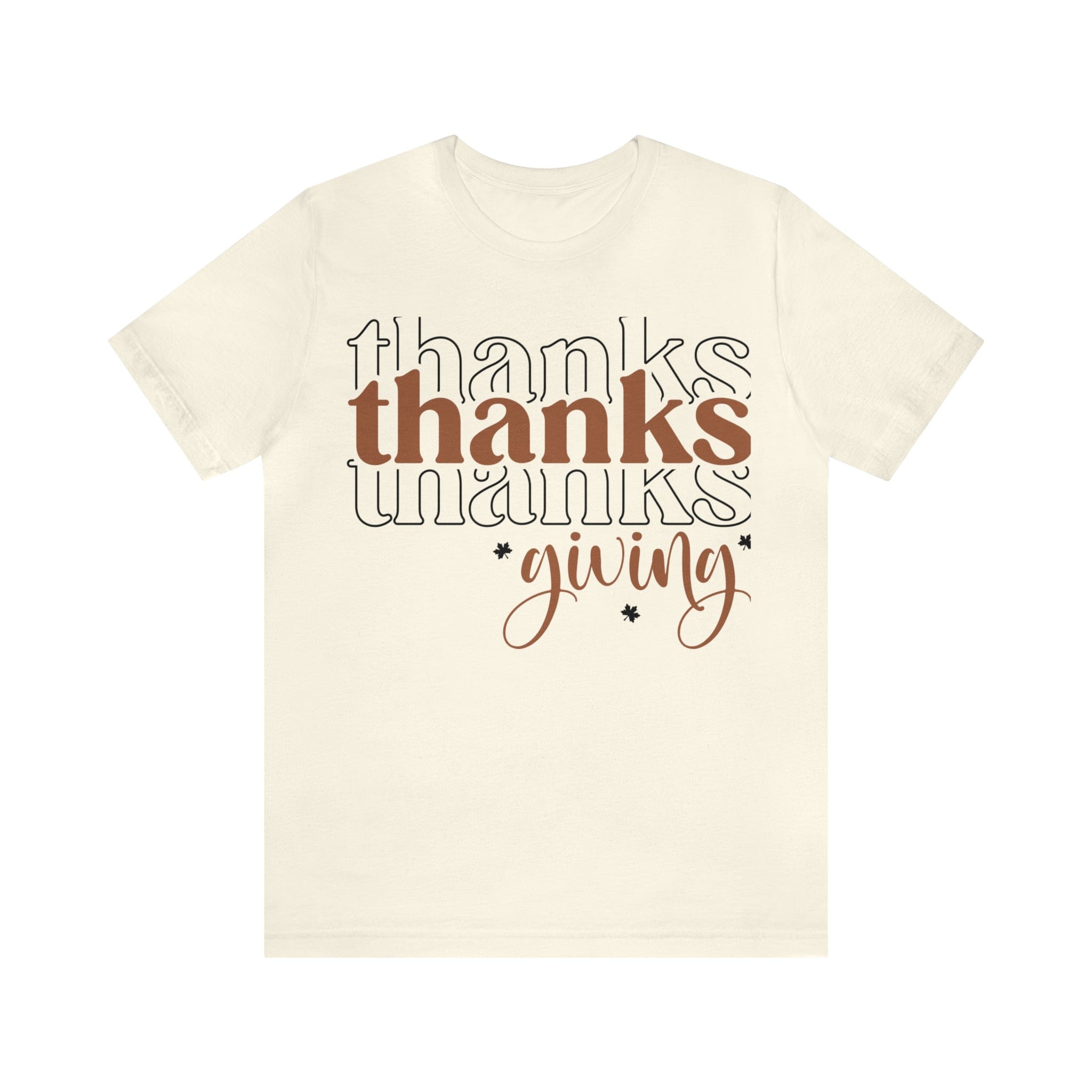 Printify T-Shirt THANKSgiving  - Jersey Short Sleeve Tee