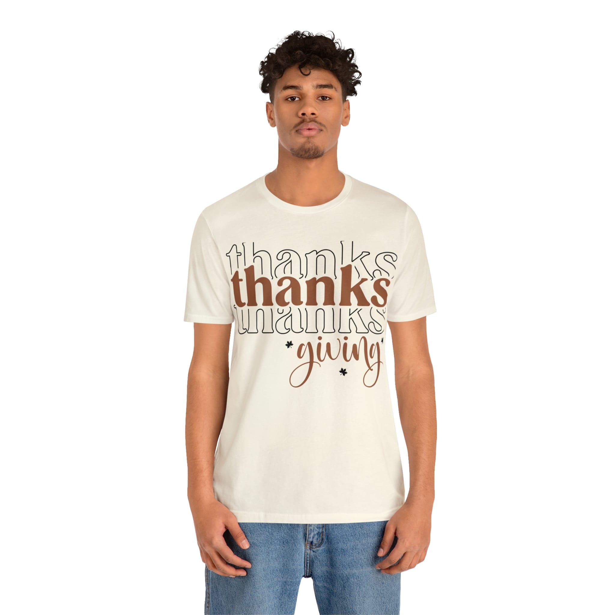 Printify T-Shirt THANKSgiving  - Jersey Short Sleeve Tee