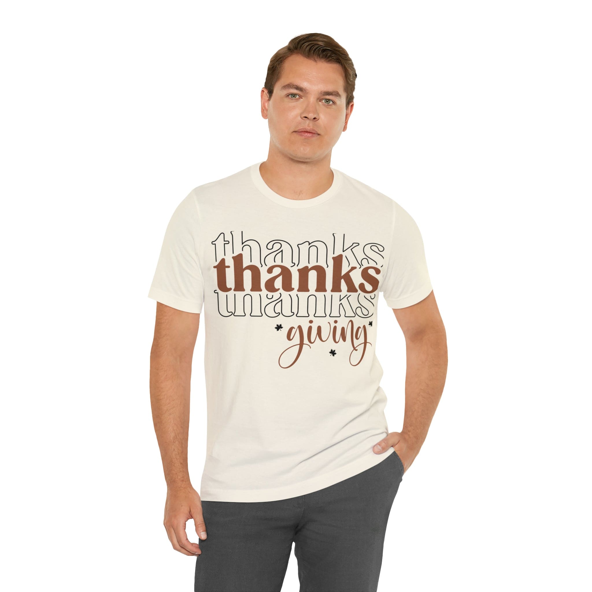 Printify T-Shirt THANKSgiving  - Jersey Short Sleeve Tee