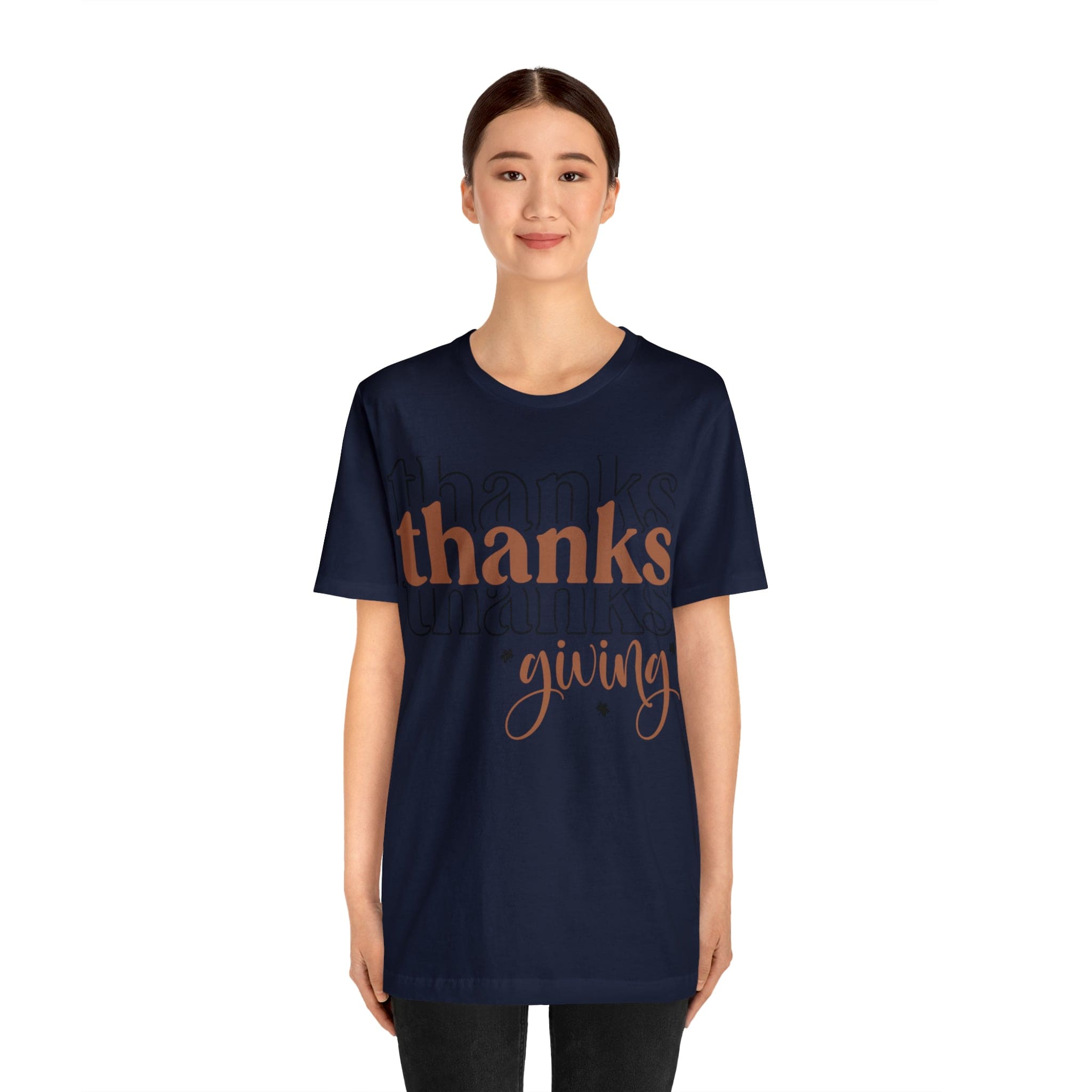 Printify T-Shirt THANKSgiving  - Jersey Short Sleeve Tee