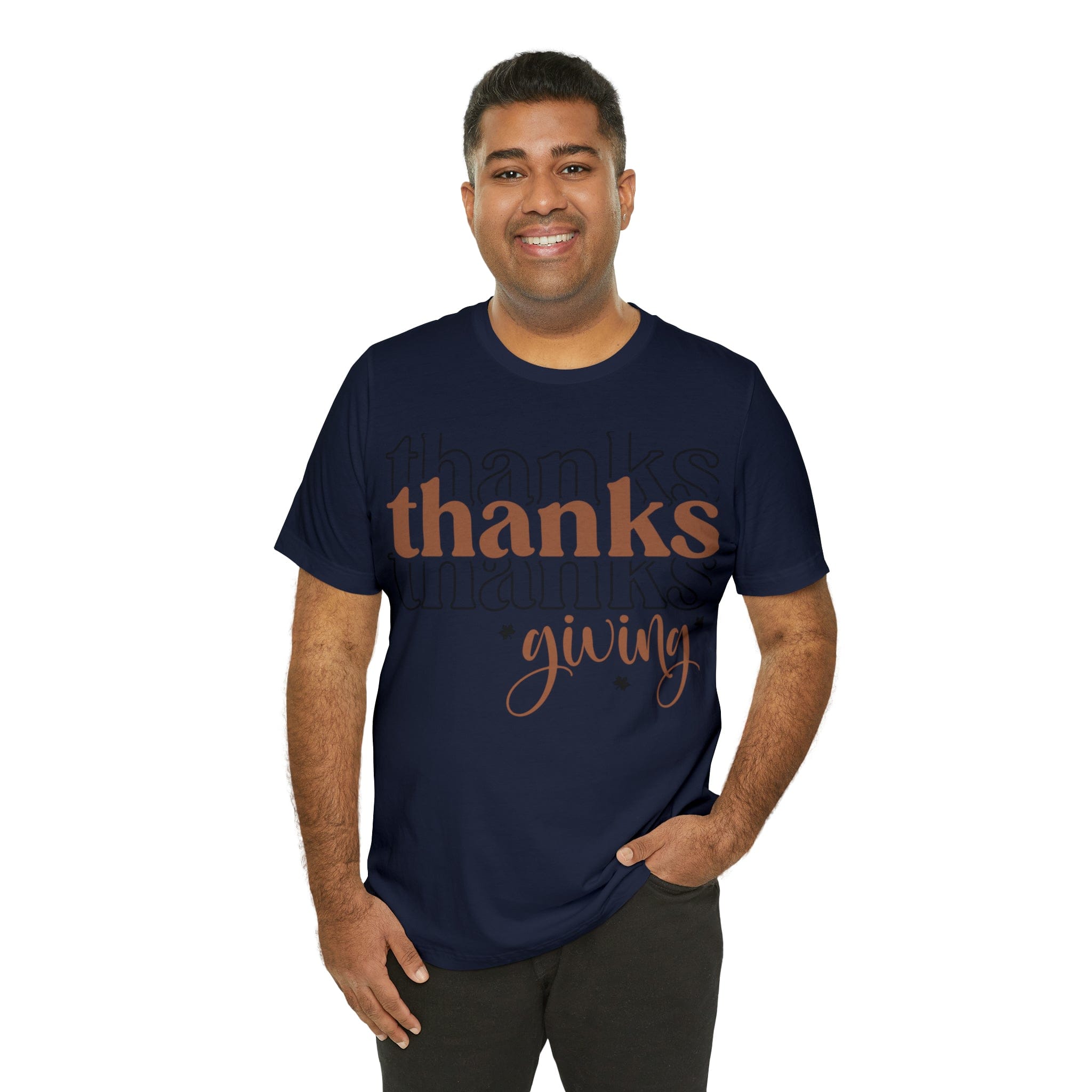 Printify T-Shirt THANKSgiving  - Jersey Short Sleeve Tee